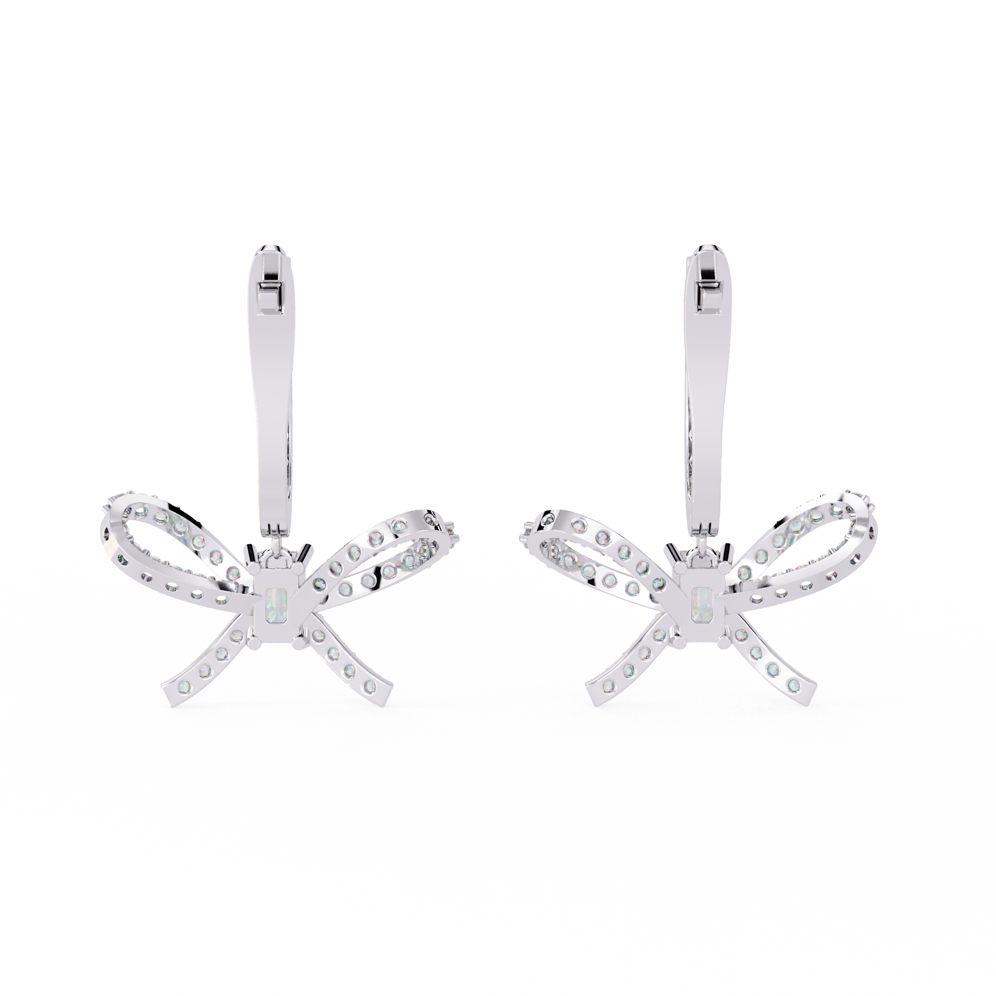 Brilliant 18K GOLD EARRING WITH LAB-GROWN DIAMOND.