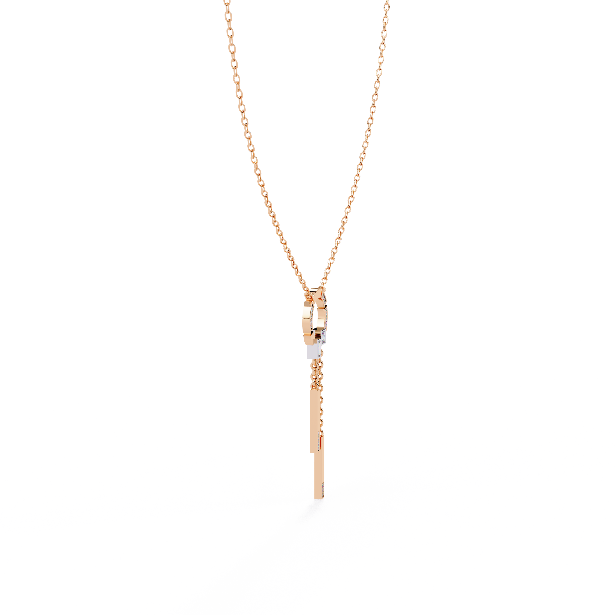 Beautiful Necklace For Women In Lab Grown Diamond With 18k Gold