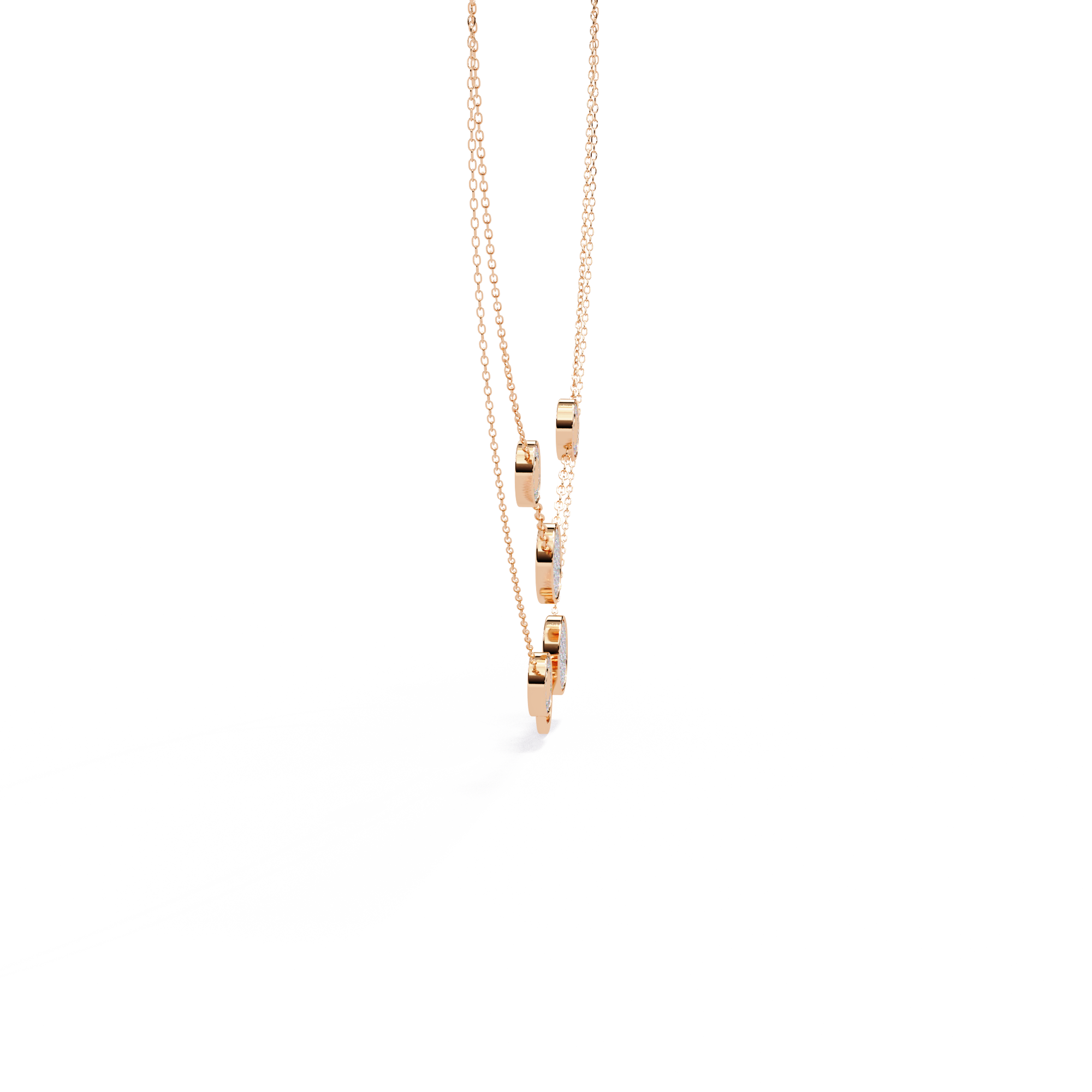 Beautiful Necklace For Women In Lab Grown Diamond With 18k Gold