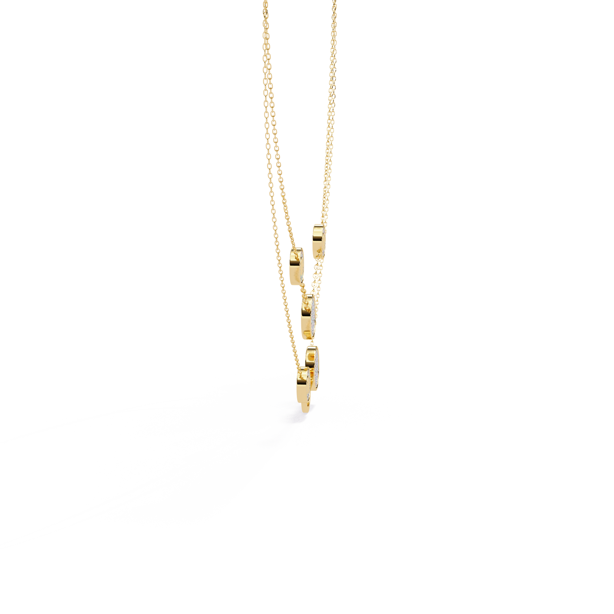 Beautiful Necklace For Women In Lab Grown Diamond With 18k Gold