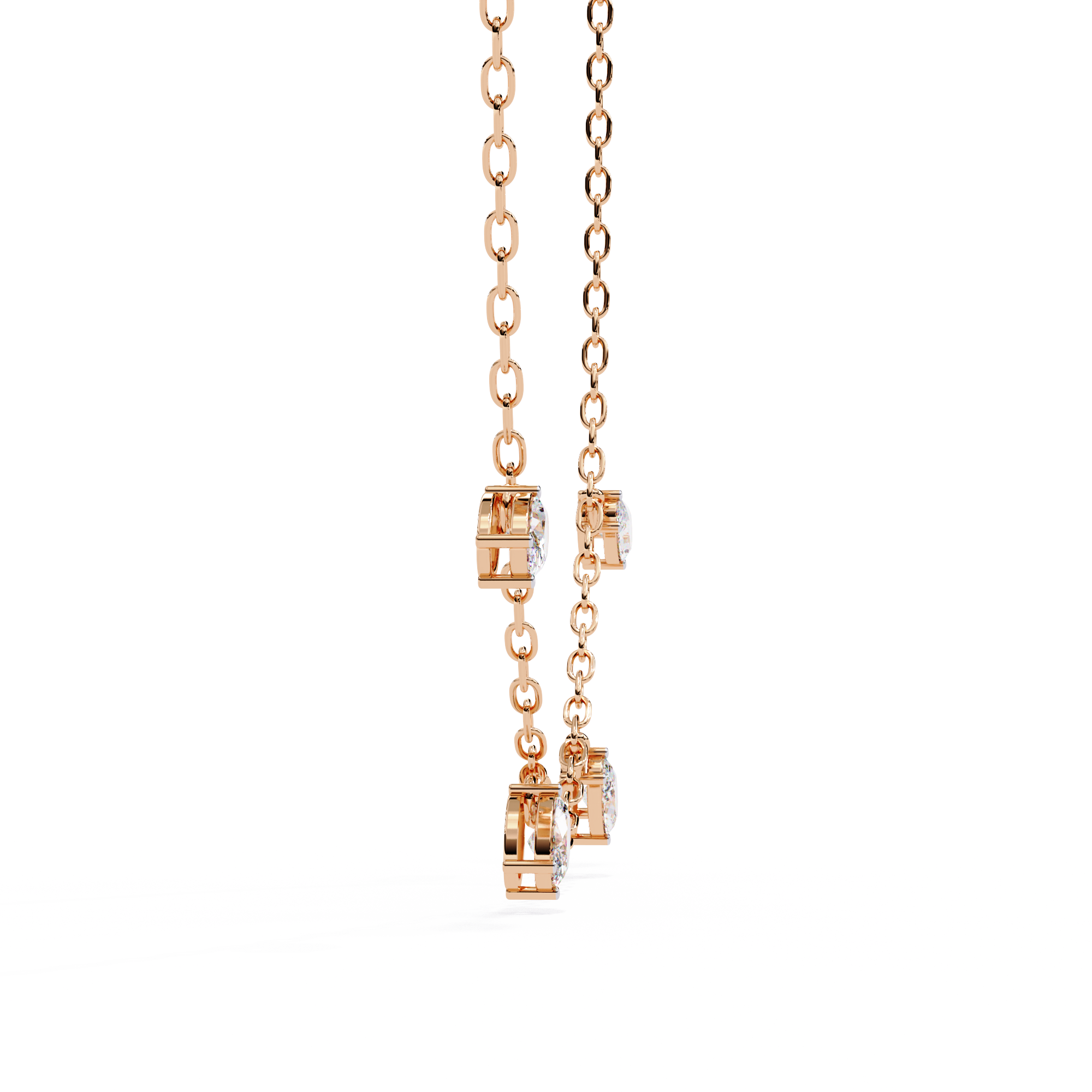 Beautiful Necklace For Women With 18k Gold In Lab Grown Diamond