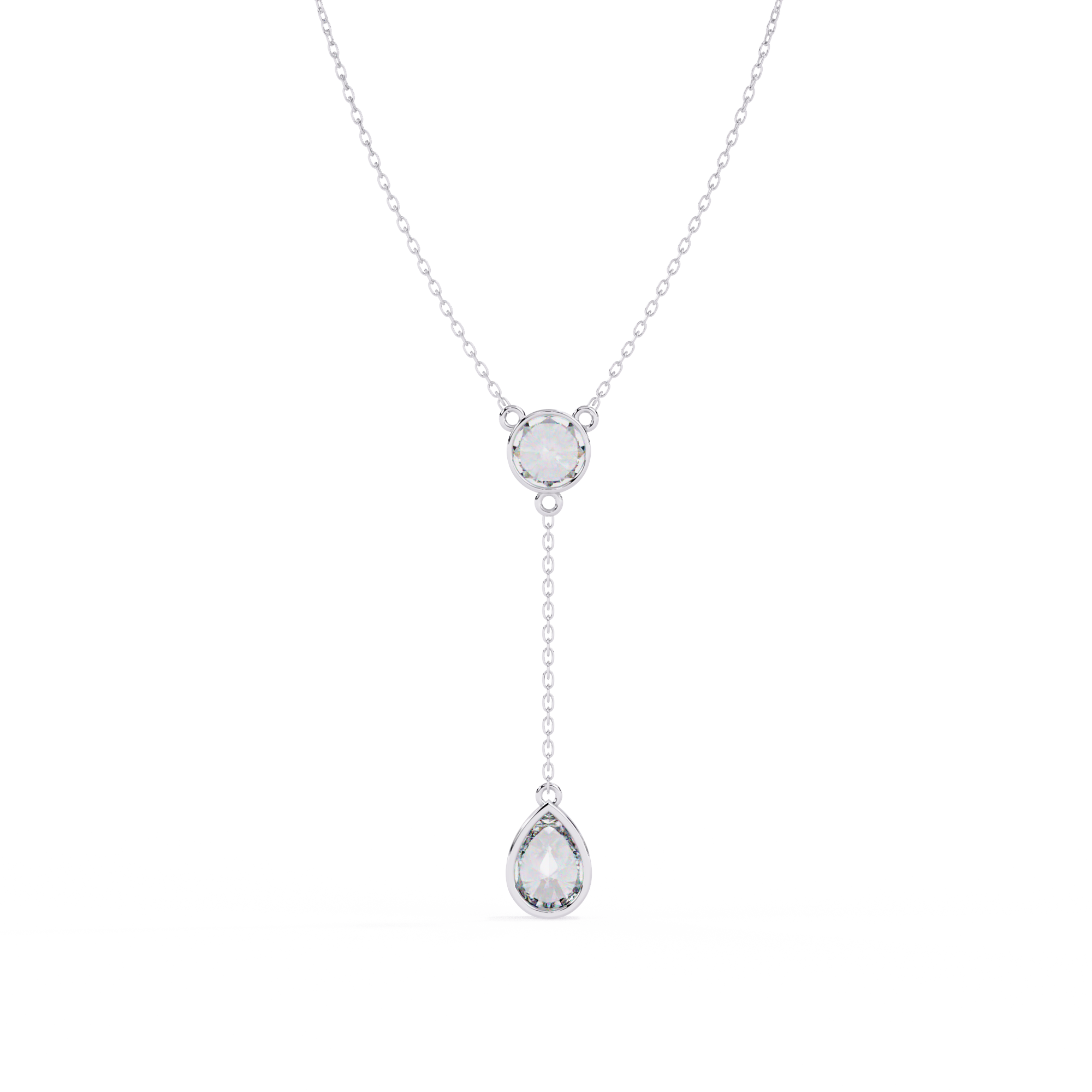 Beautiful Necklace For Girls Lab Grown Diamond With 18k Gold