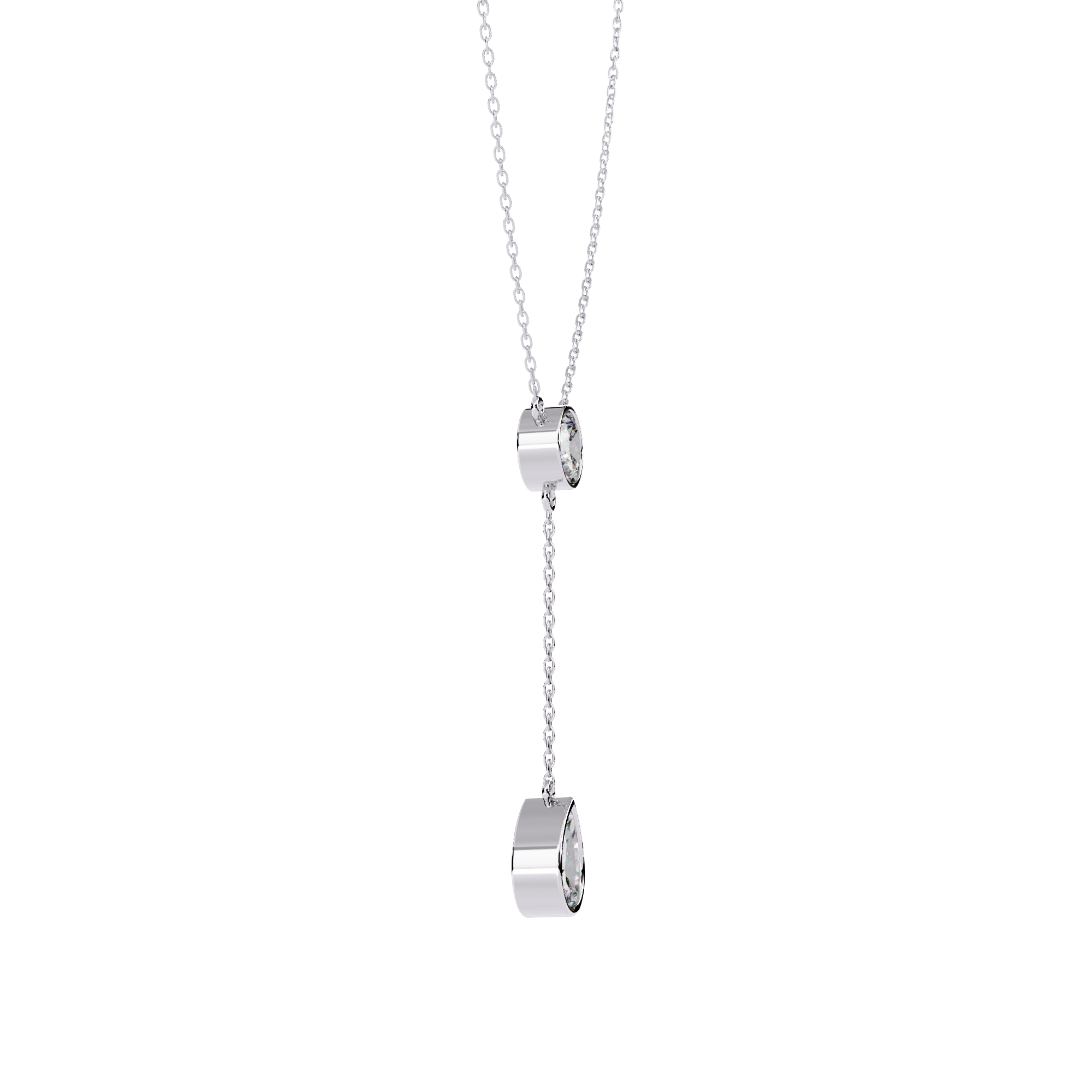 Beautiful Necklace For Girls Lab Grown Diamond With 18k Gold