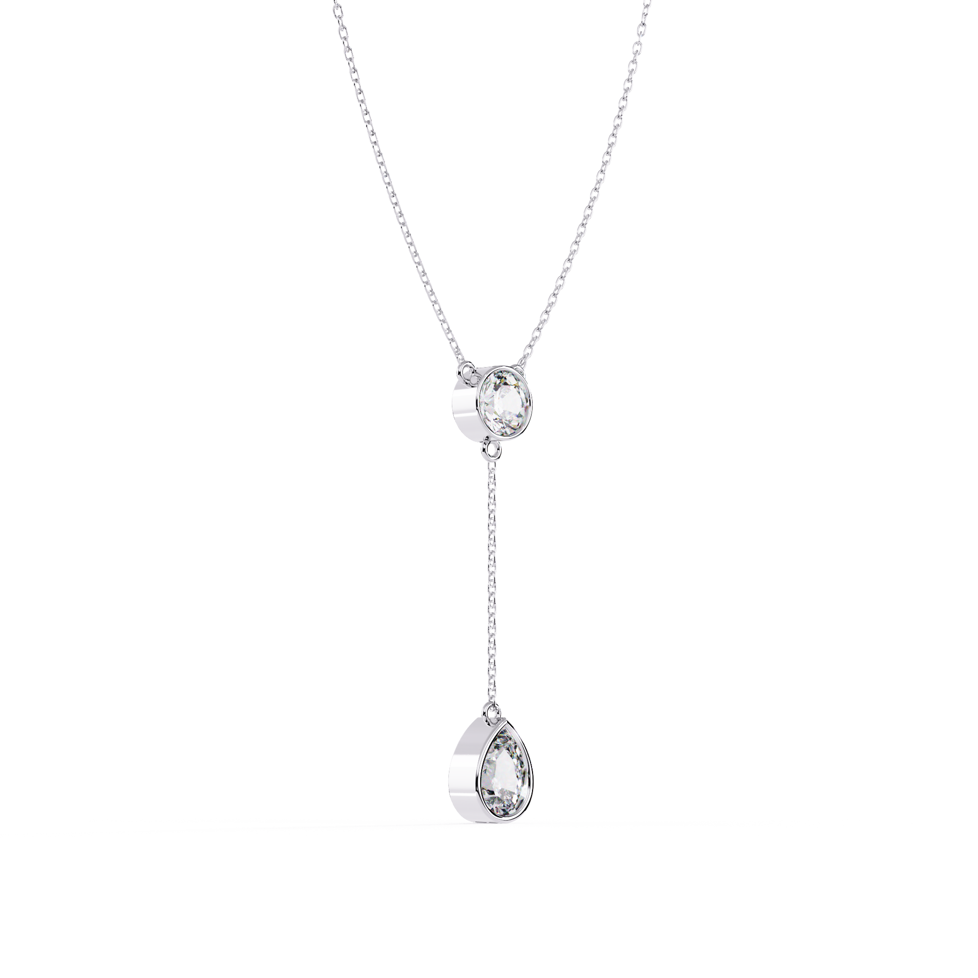 Beautiful Necklace For Girls Lab Grown Diamond With 18k Gold