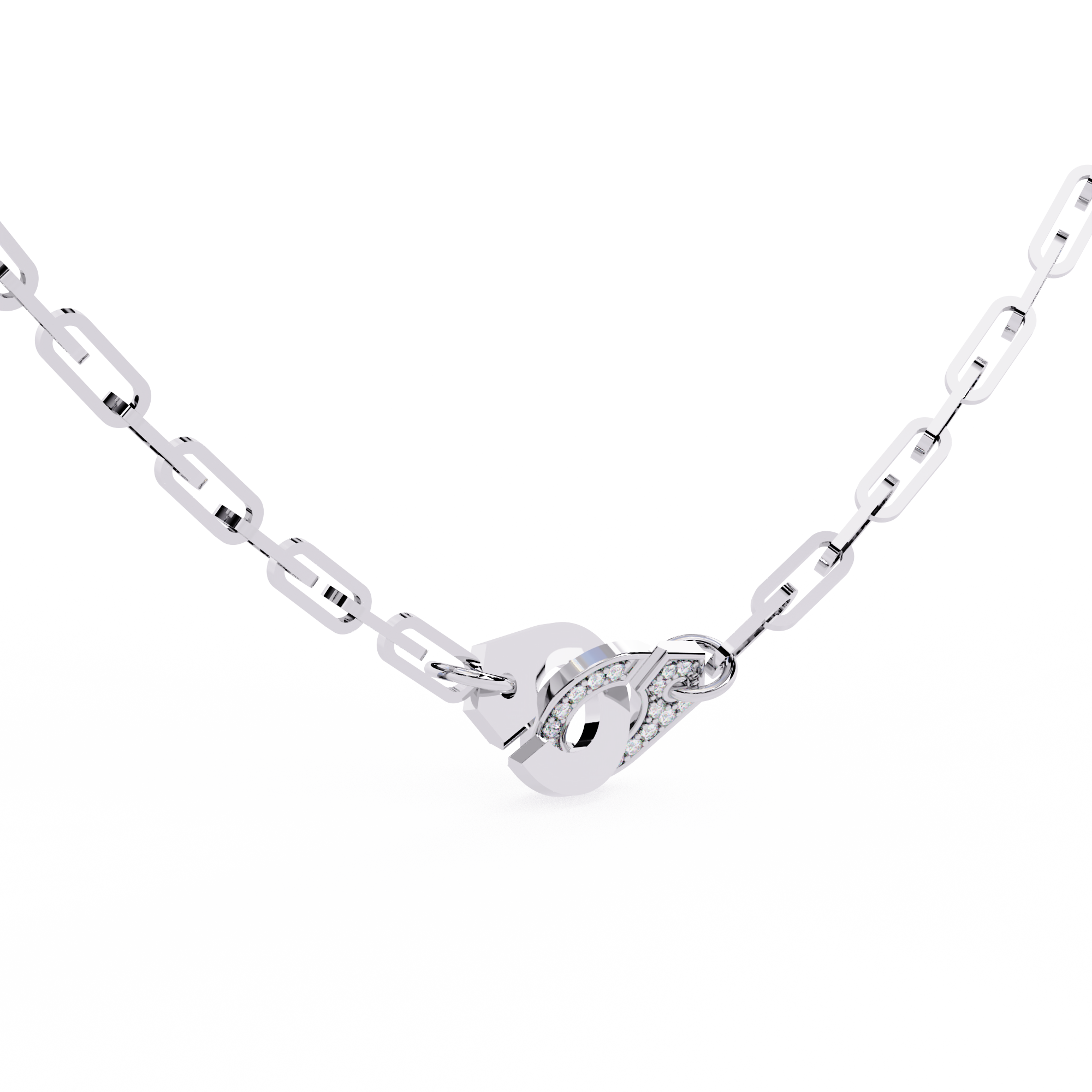 Fabulous Necklace For Ladies 18k Gold Lab Grown Diamond
