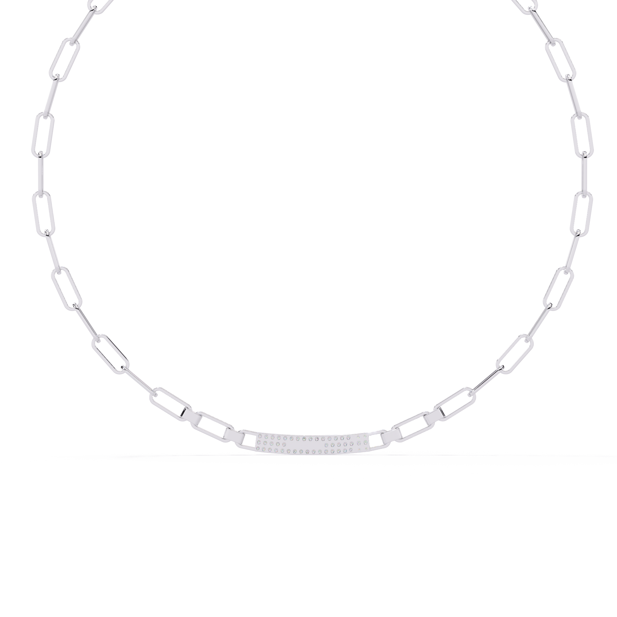 Fabulous Lab Grown Diamond With 18k Gold  Necklace For Ladies