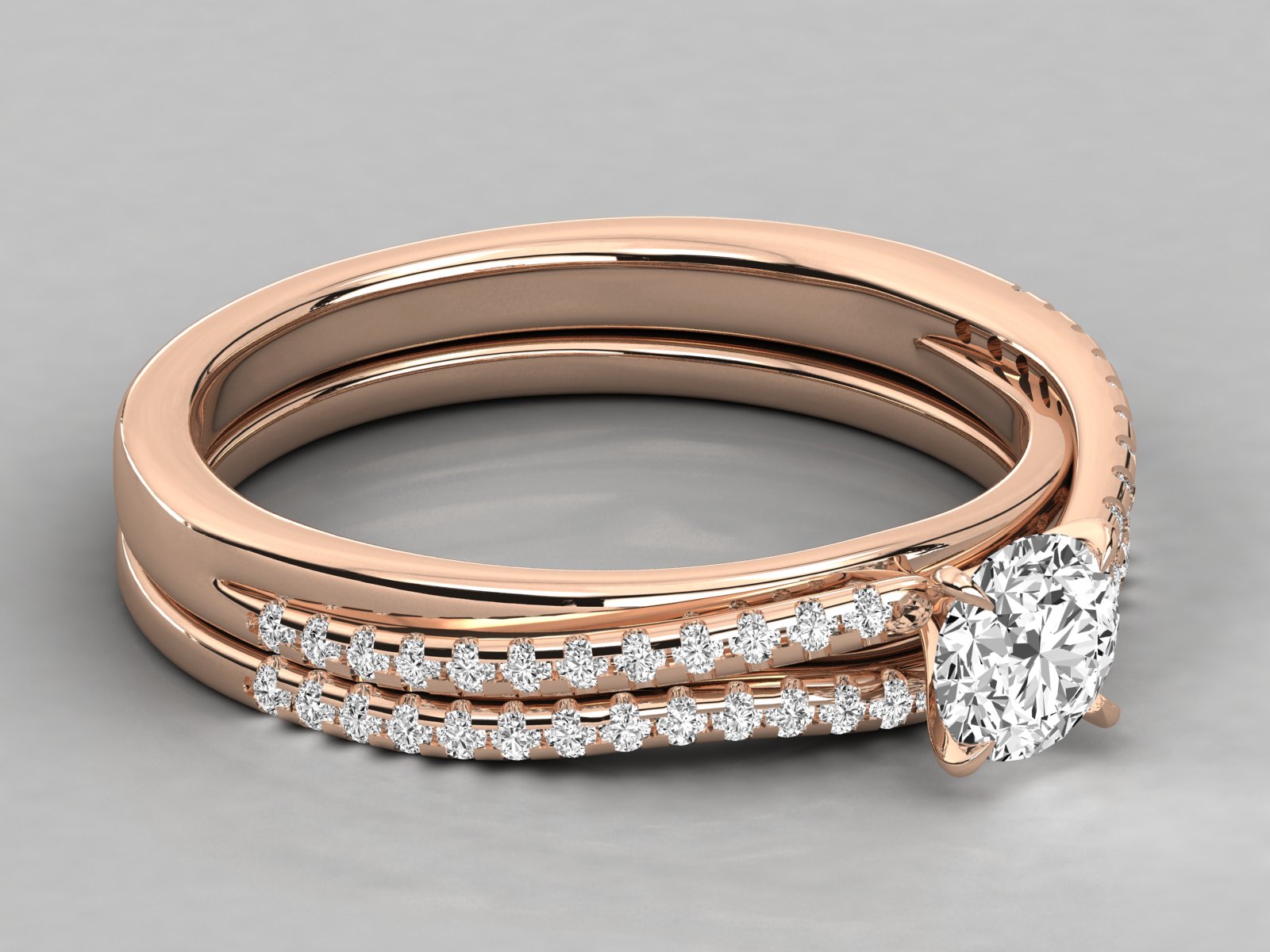 10K GOLD SOLITAIRE  LAB GROWN DIAMOND LADIES  RING.