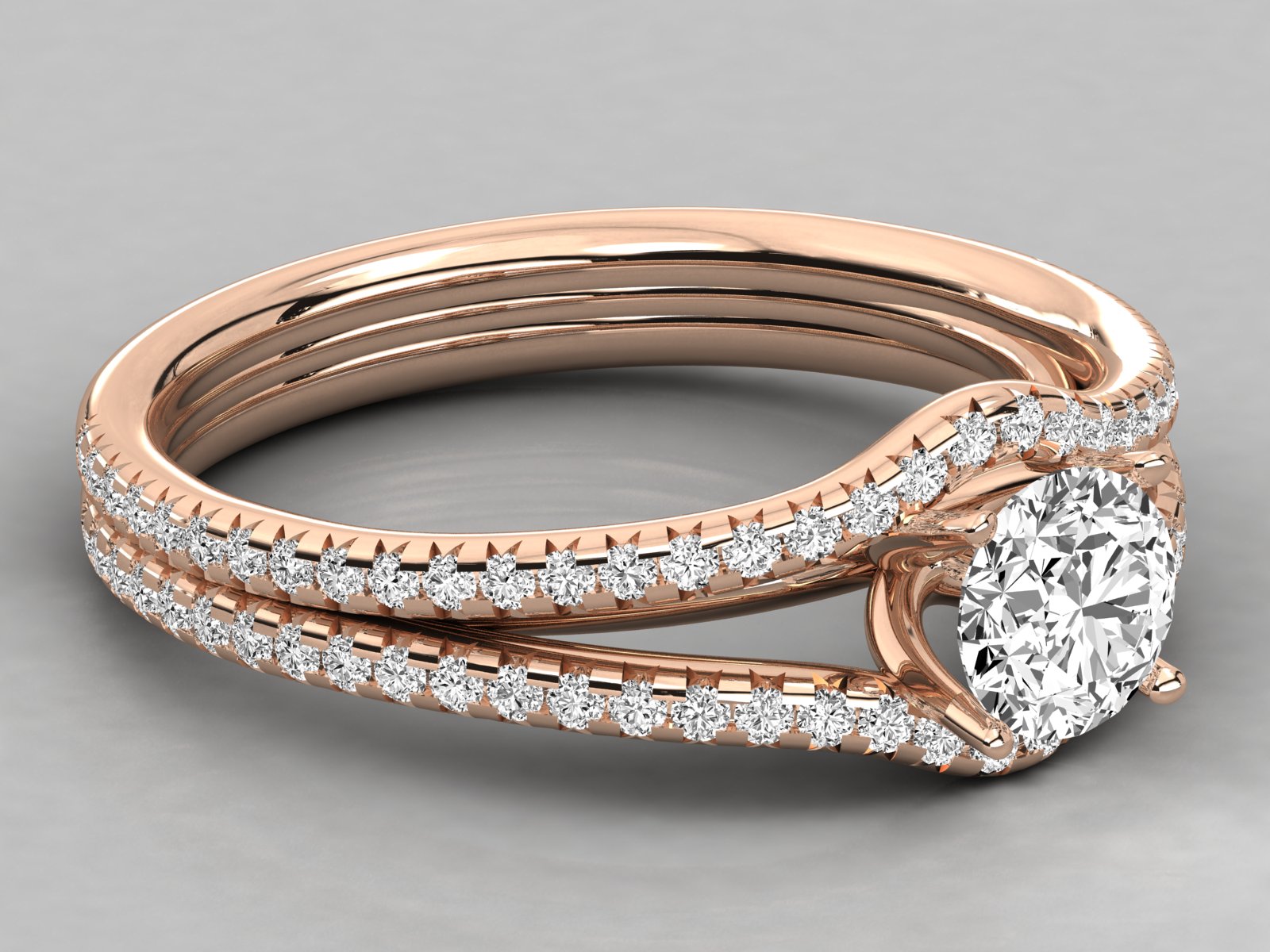 10K GOLD SOLITAIRE  LAB GROWN DIAMOND LADIES  RING.