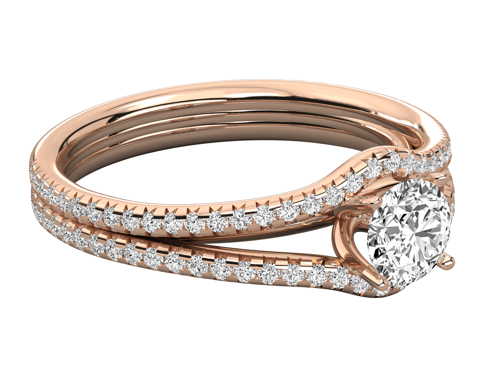 10K GOLD SOLITAIRE  LAB GROWN DIAMOND LADIES  RING.