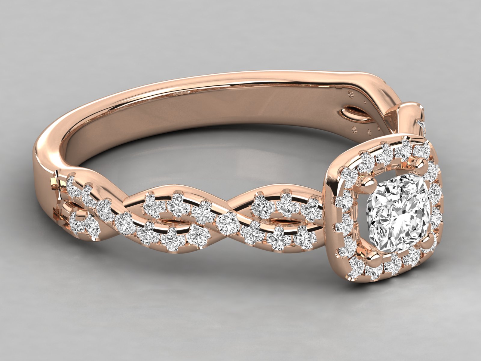 10K GOLD SOLITAIRE  LAB GROWN DIAMOND LADIES  RING.