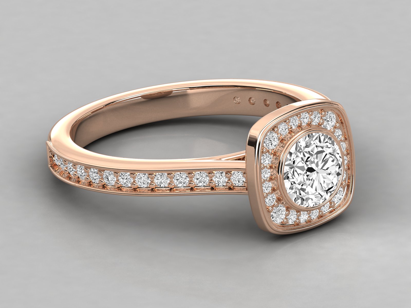 10K GOLD SOLITAIRE  DIAMOND LADIES  RING.