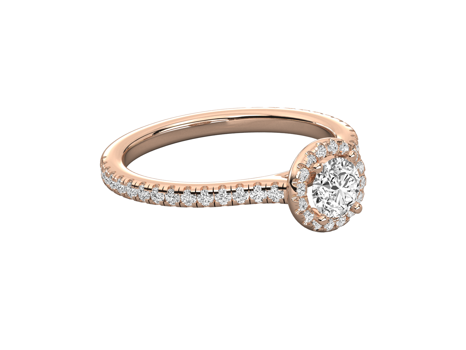 10K GOLD SOLITAIRE DIAMOND  BRILLIANT RING.