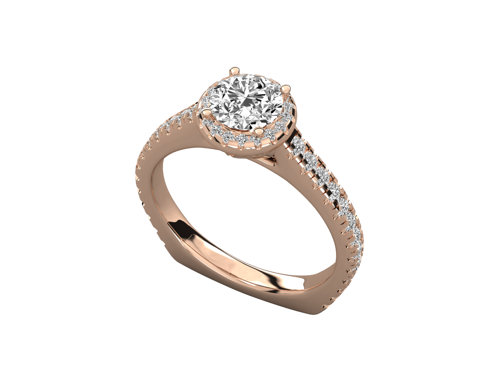 14K GOLD SOLITAIRE  DIAMOND LADIES BRILLIANT RING.