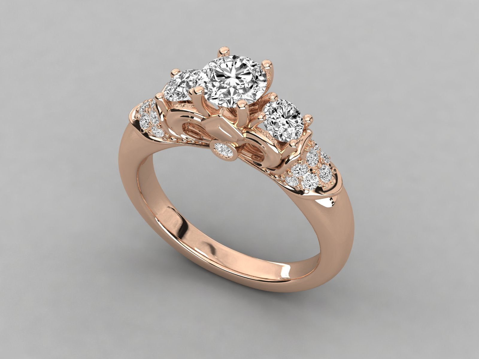 10K GOLD SOLITAIRE  LAB GROWN DIAMOND LADIES  RING.