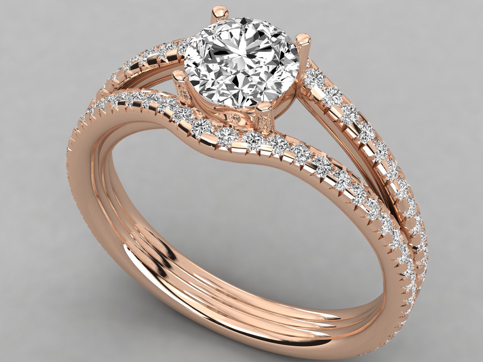 10K GOLD SOLITAIRE  LAB GROWN DIAMOND LADIES  RING.
