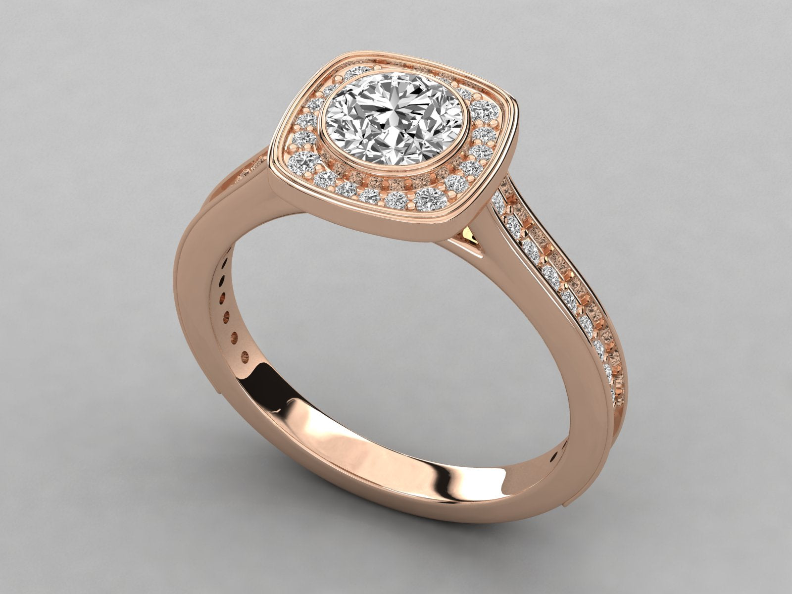 10K GOLD SOLITAIRE  DIAMOND LADIES  RING.