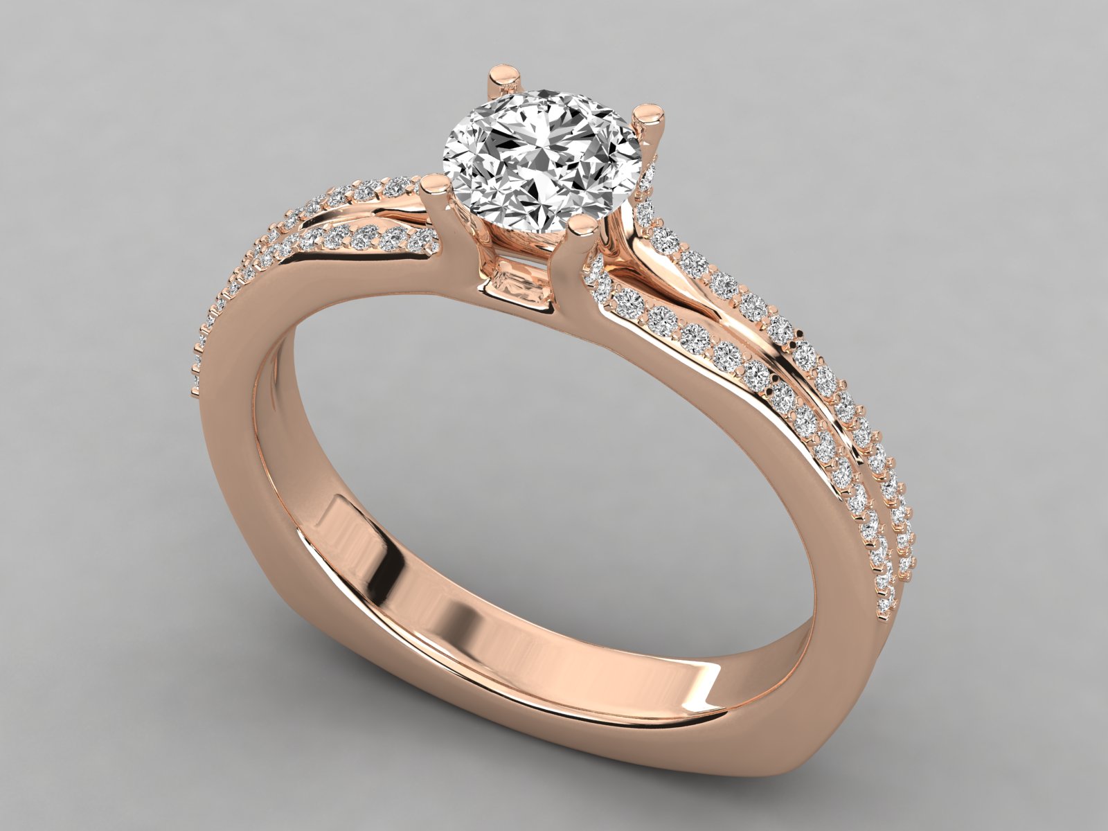 10K GOLD SOLITAIRE  BRILLIANT RING.