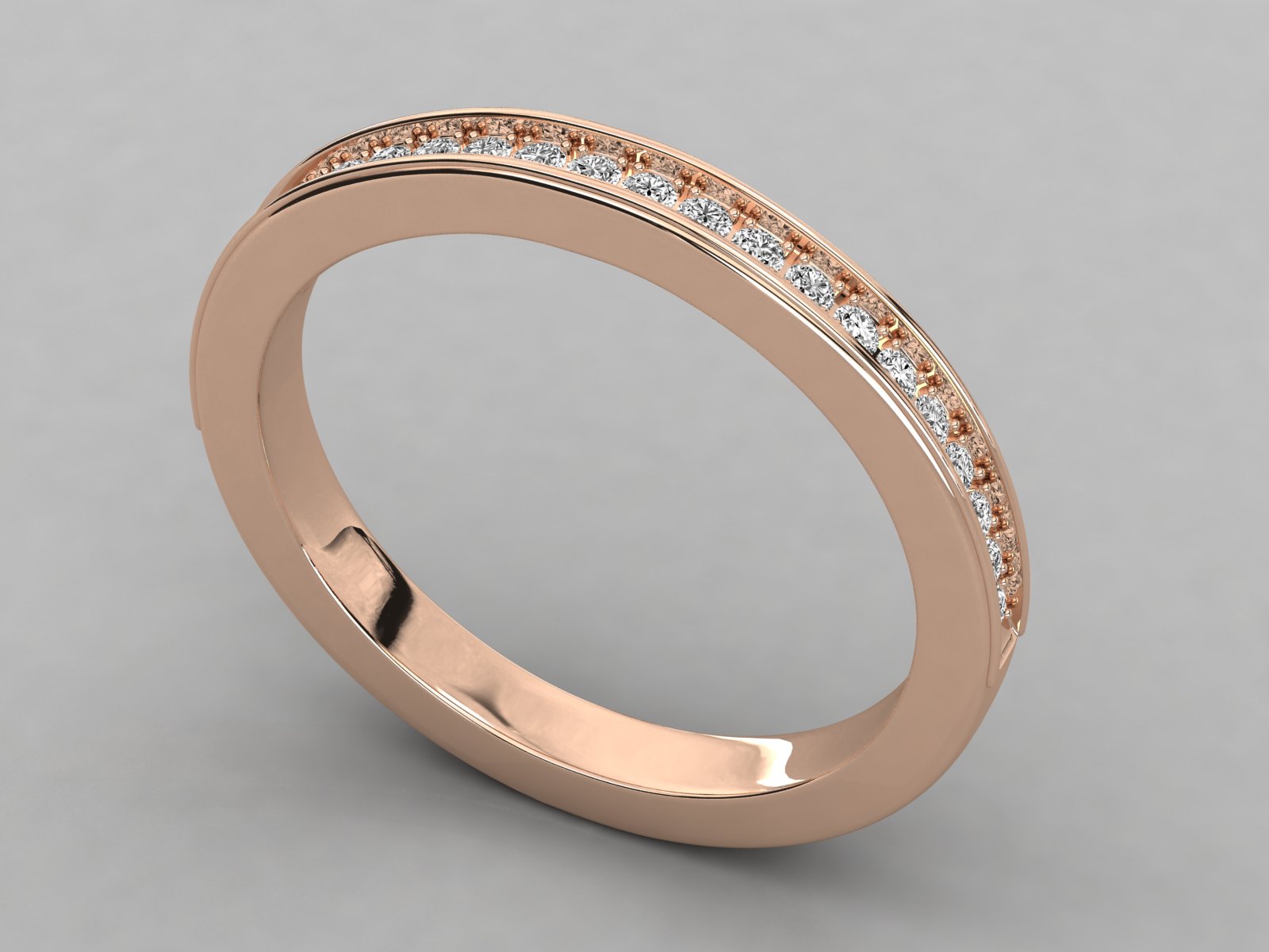 10K  LAB GROWN DIAMOND LADIES  RING.