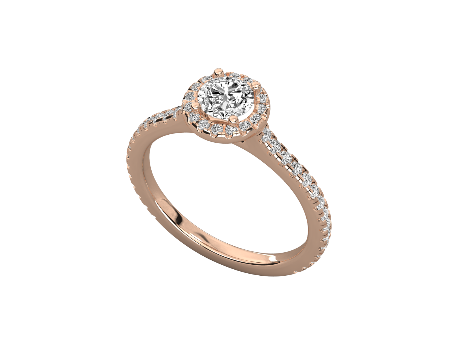 10K GOLD SOLITAIRE DIAMOND  BRILLIANT RING.