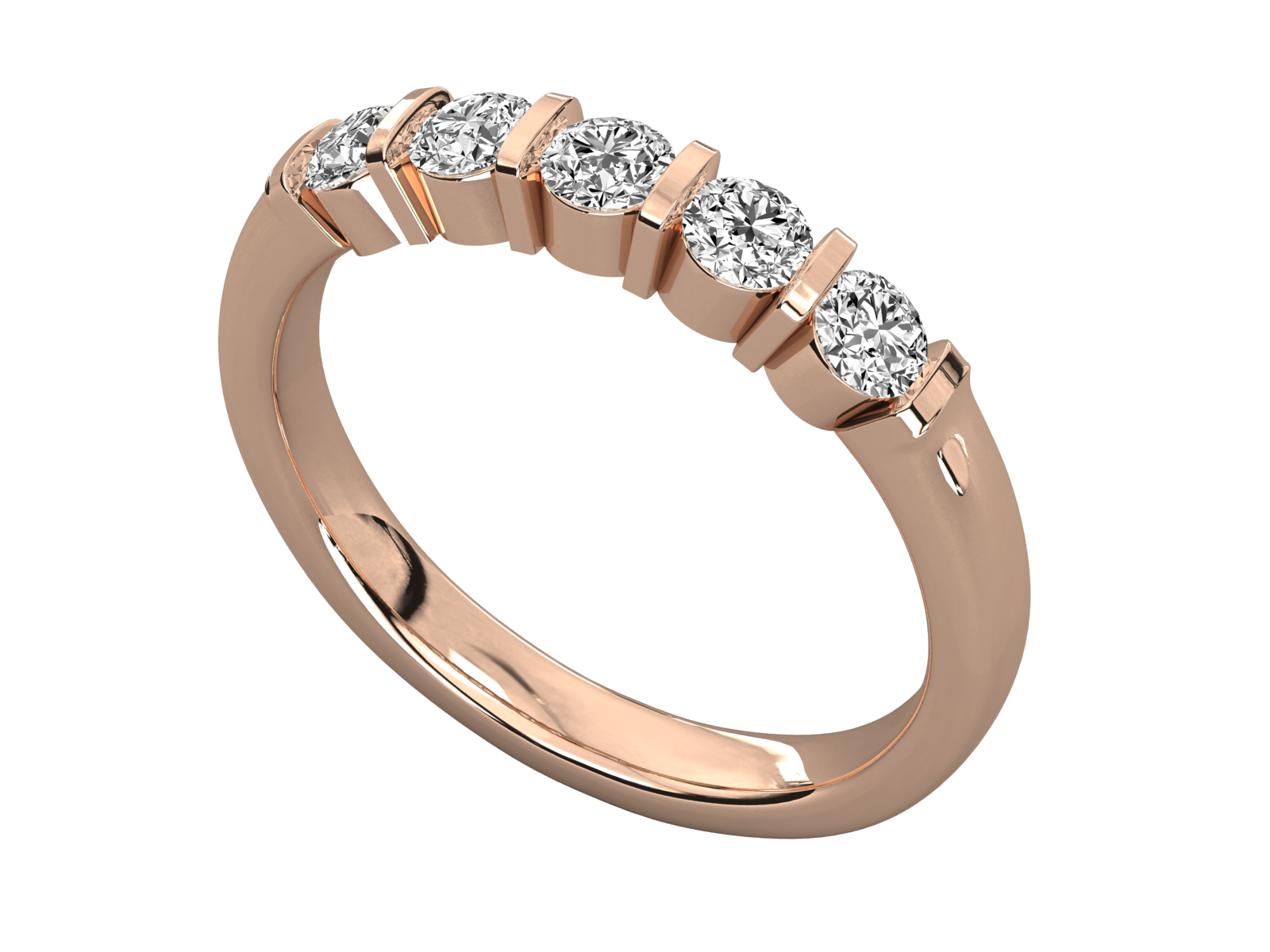 9K GOLD SOLITAIRE DIAMOND  BRILLIANT RING.