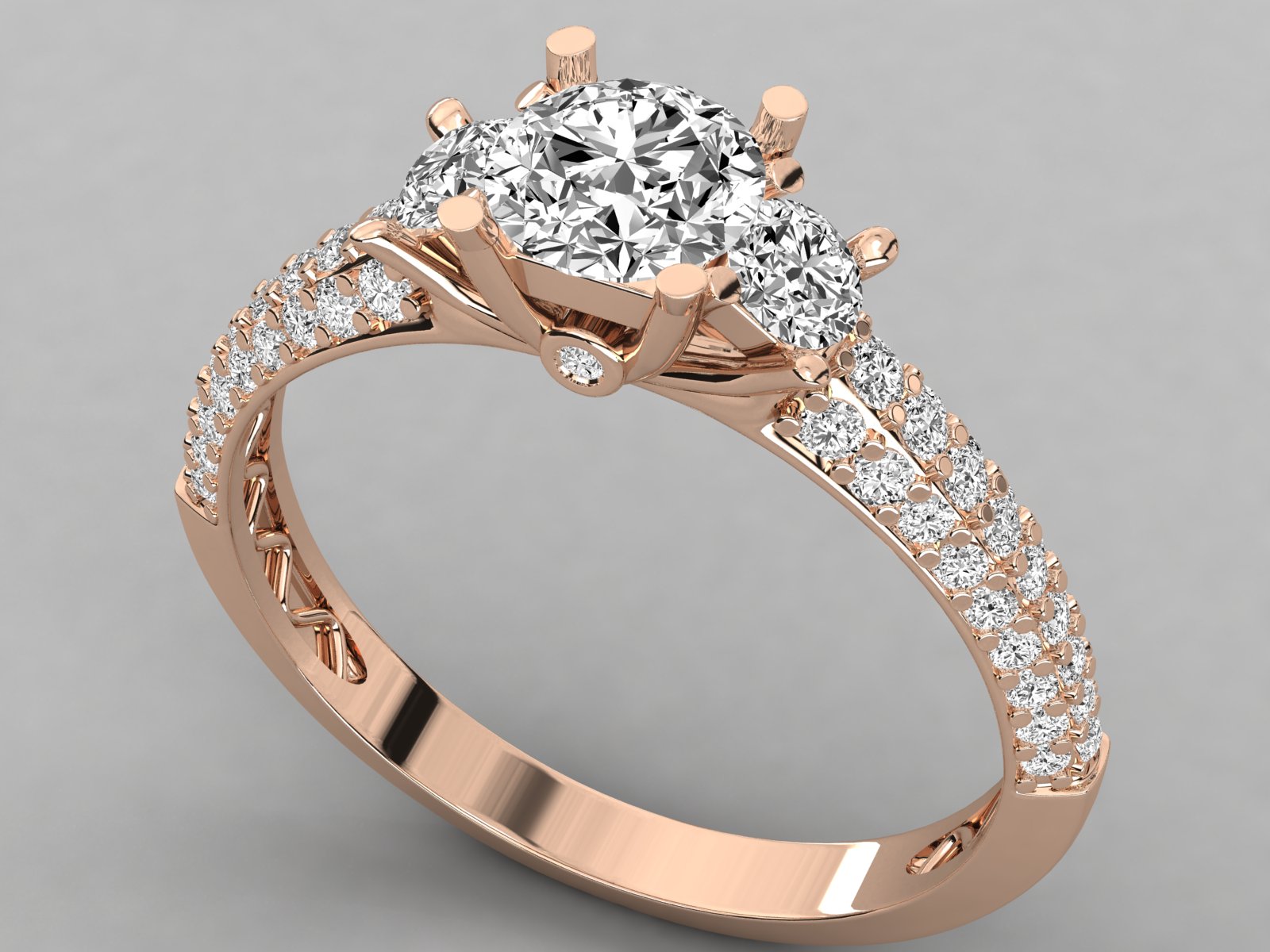 10K GOLD SOLITAIRE  LAB GROWN DIAMOND LADIES  RING.