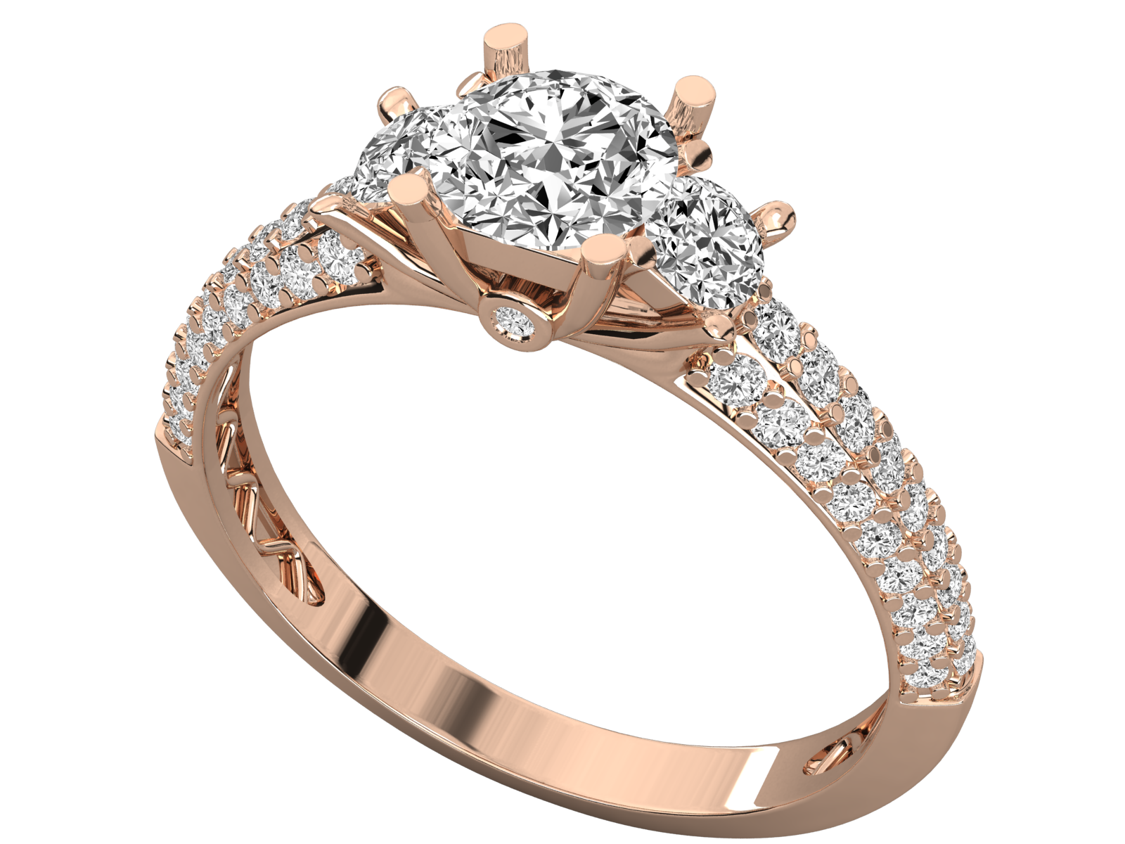 10K GOLD SOLITAIRE  LAB GROWN DIAMOND LADIES  RING.