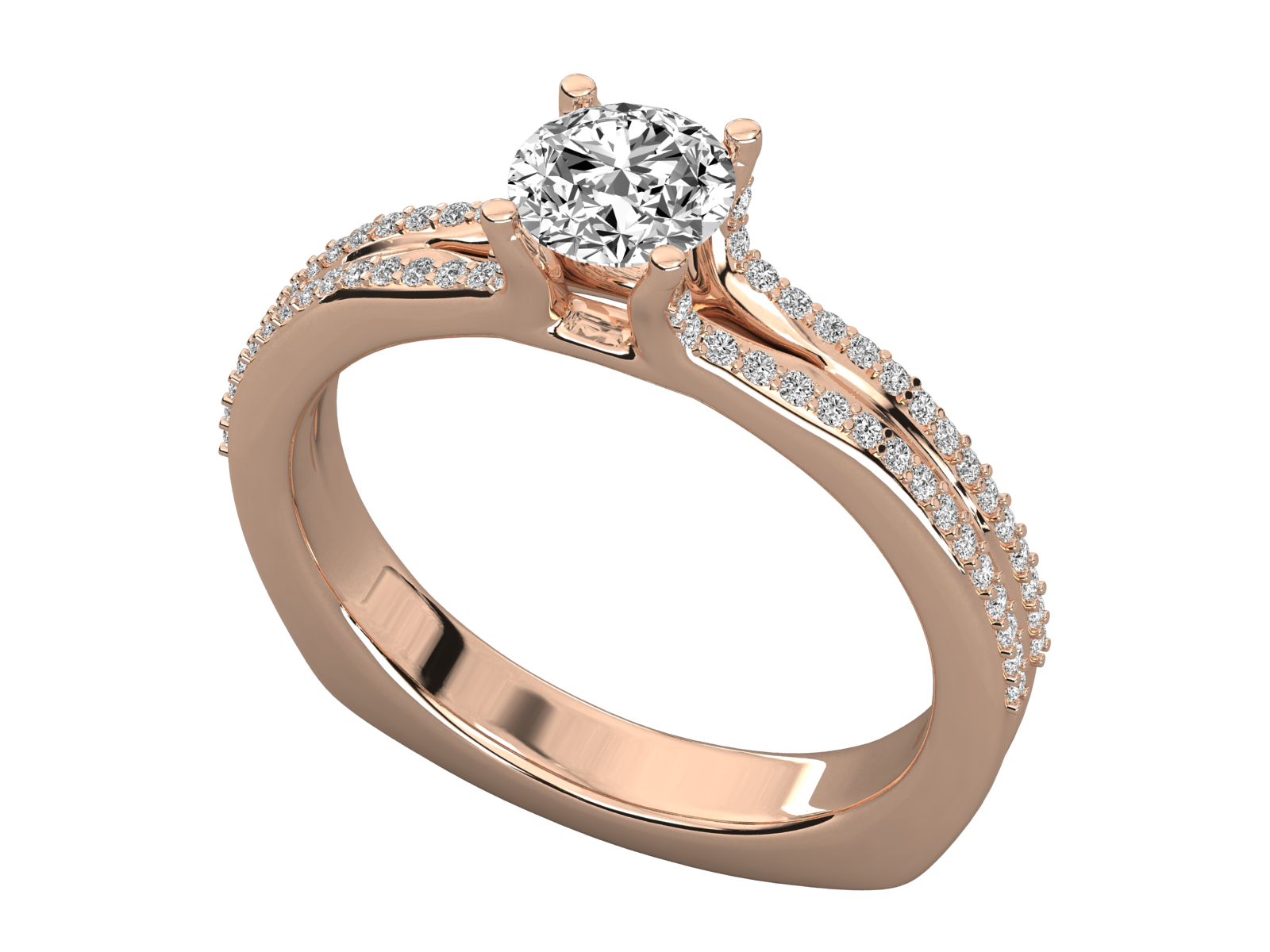 10K GOLD SOLITAIRE  BRILLIANT RING.