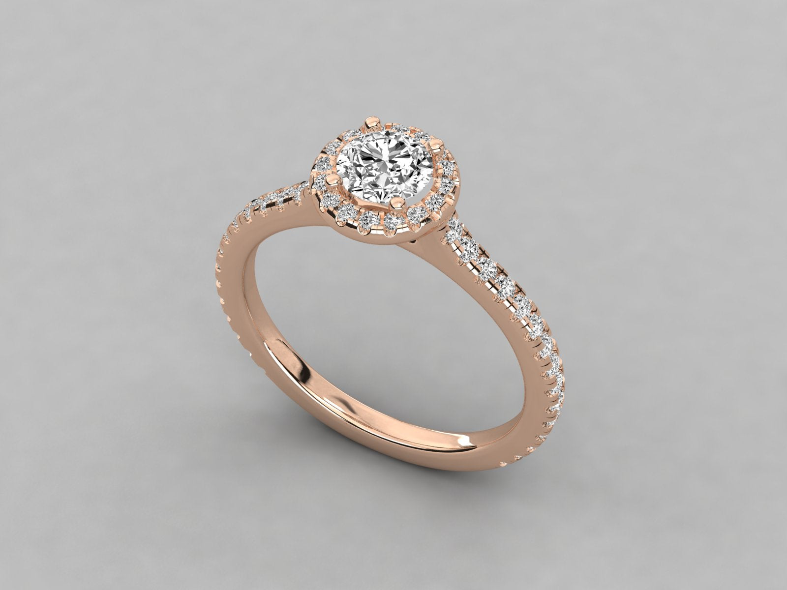 10K GOLD SOLITAIRE DIAMOND  BRILLIANT RING.