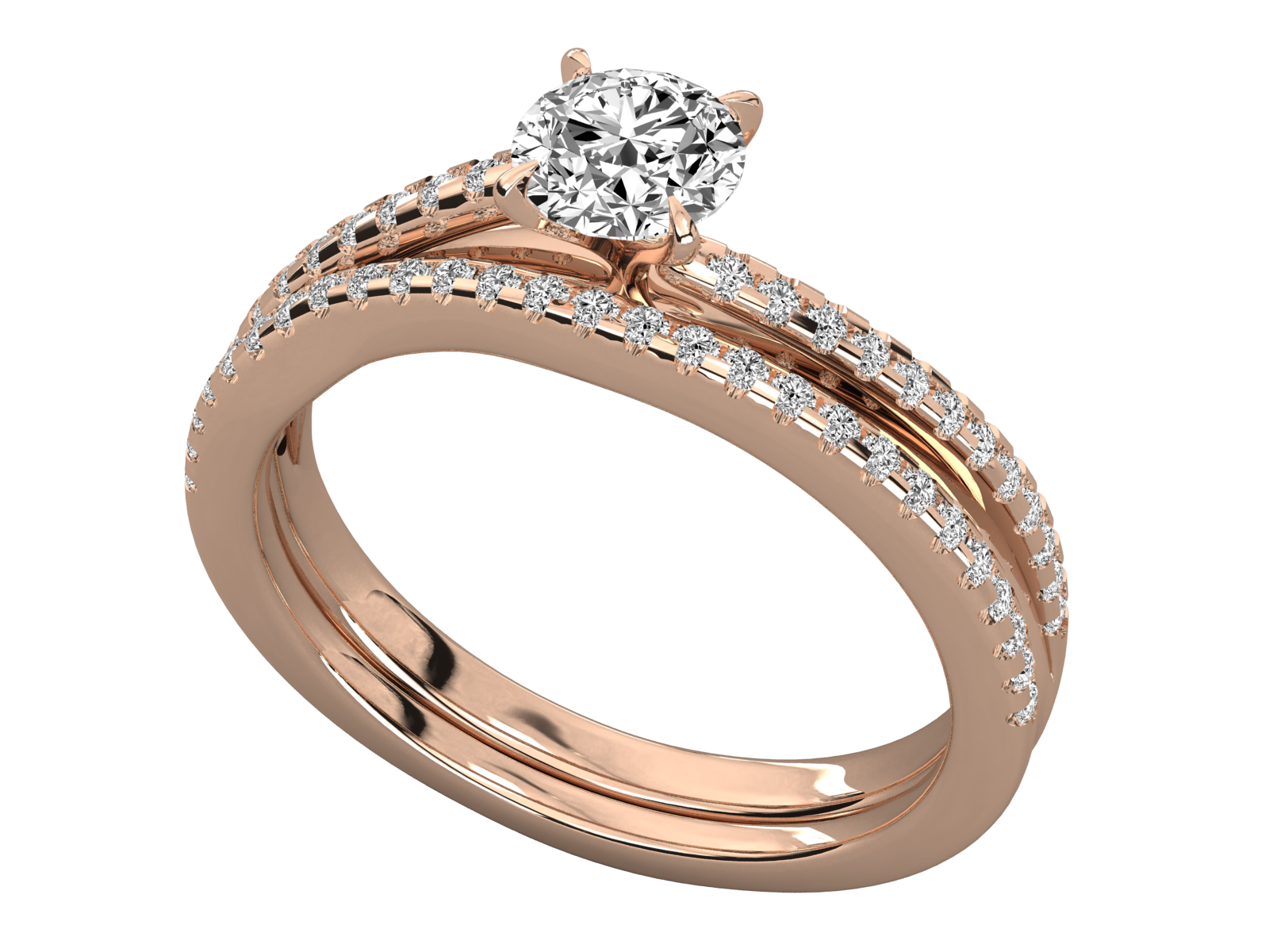 10K GOLD SOLITAIRE  LAB GROWN DIAMOND LADIES  RING.