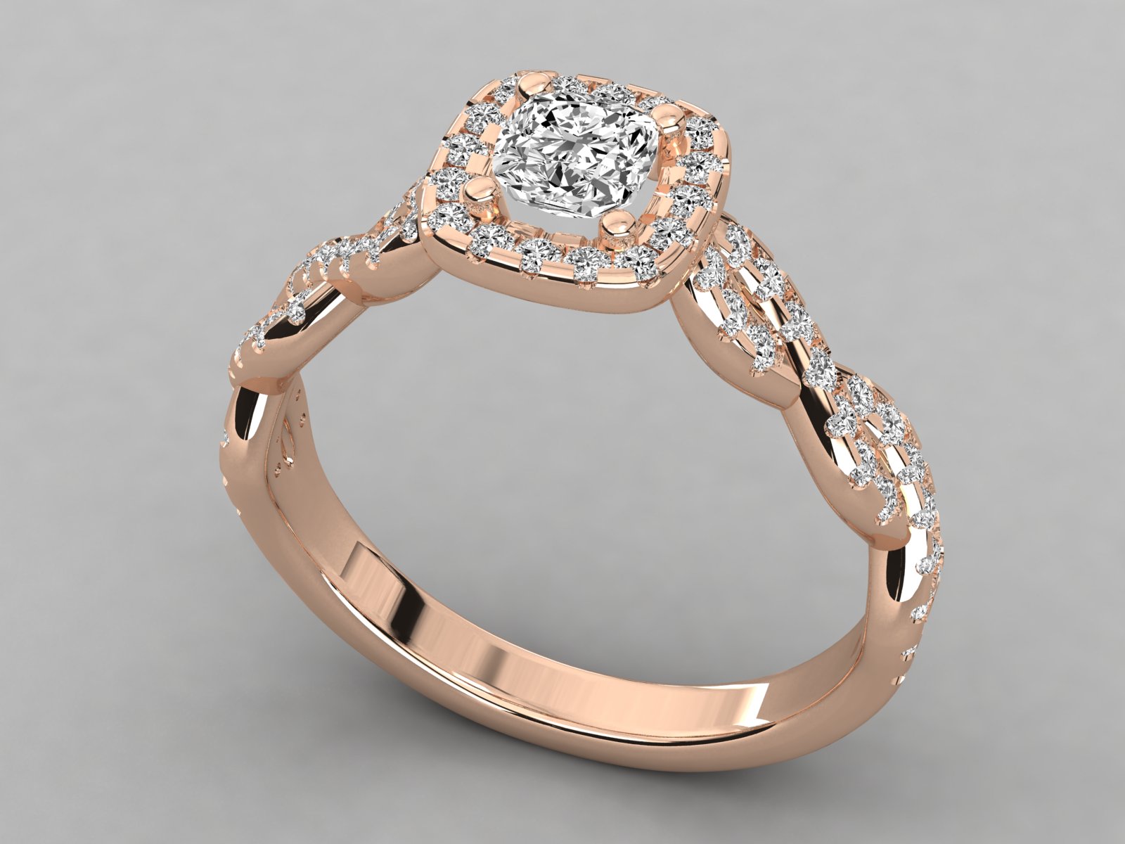 10K GOLD SOLITAIRE  LAB GROWN DIAMOND LADIES  RING.