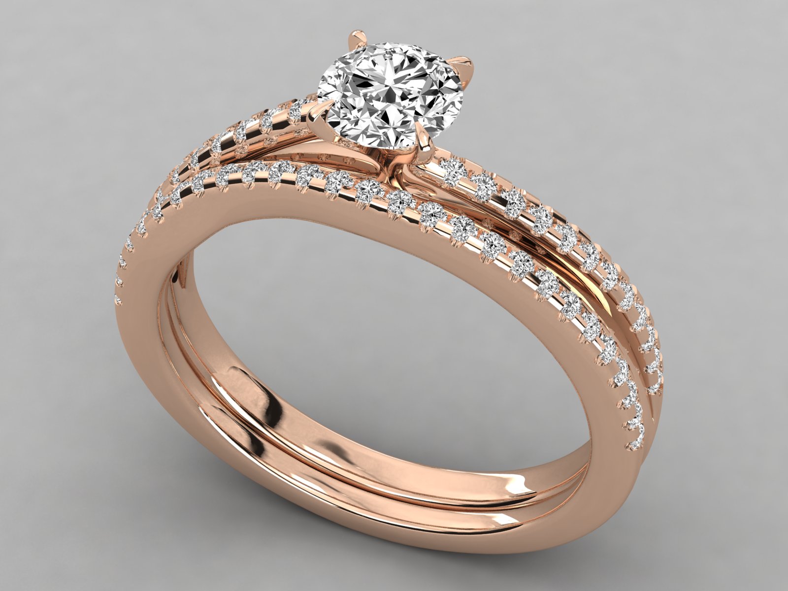 10K GOLD SOLITAIRE  LAB GROWN DIAMOND LADIES  RING.