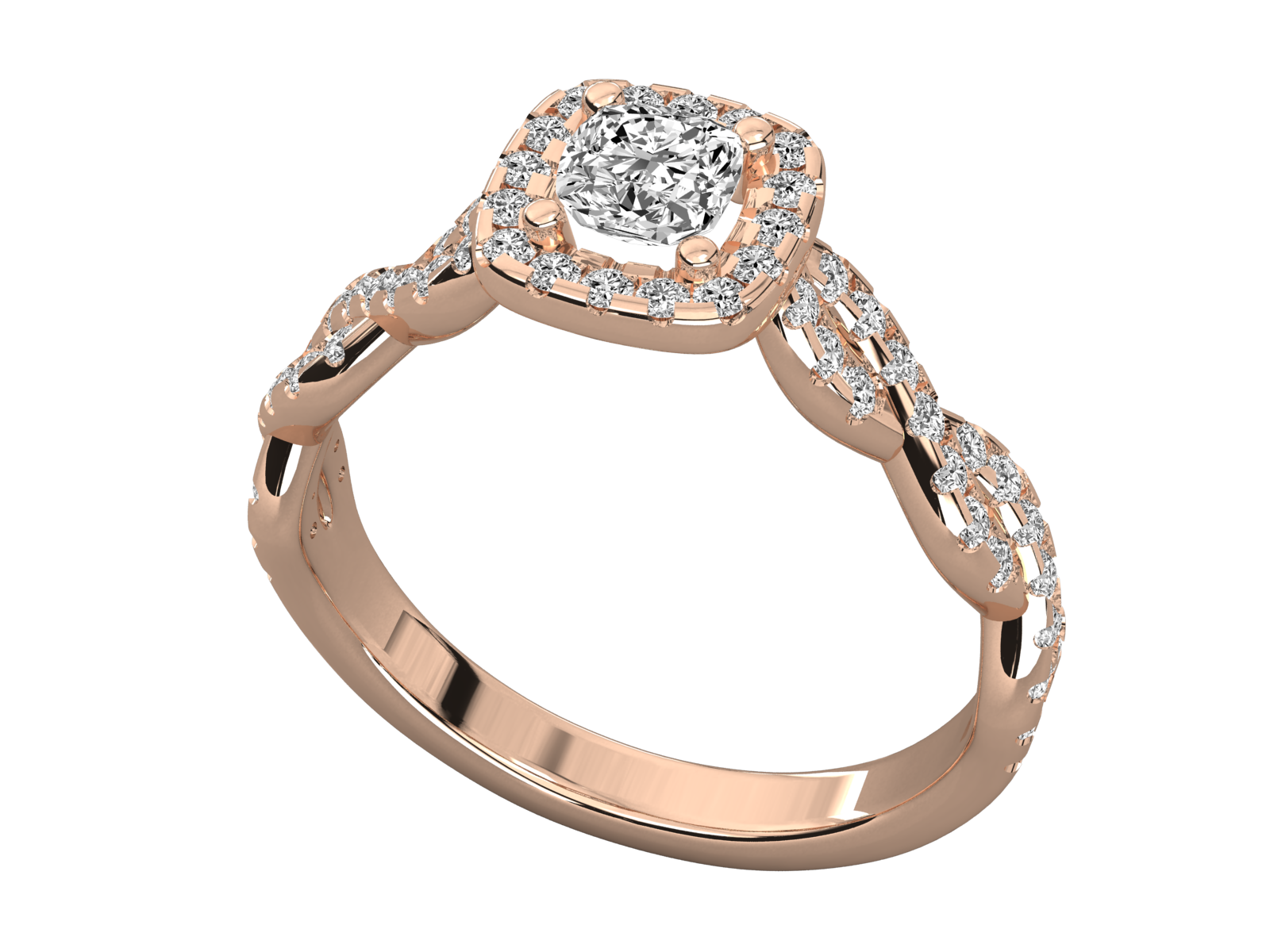 10K GOLD SOLITAIRE  LAB GROWN DIAMOND LADIES  RING.