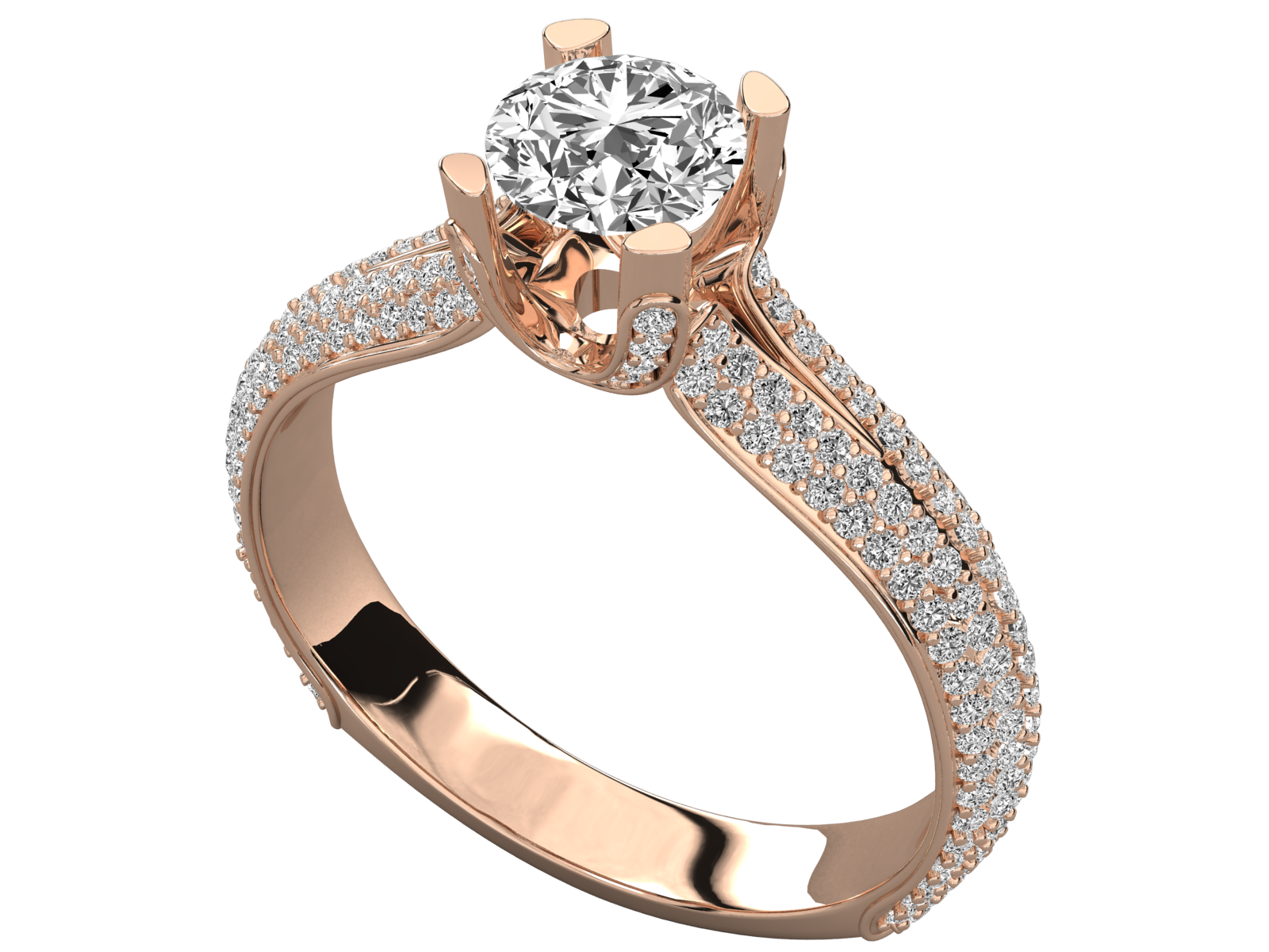 10K GOLD SOLITAIRE  LAB GROWN DIAMOND LADIES  RING.