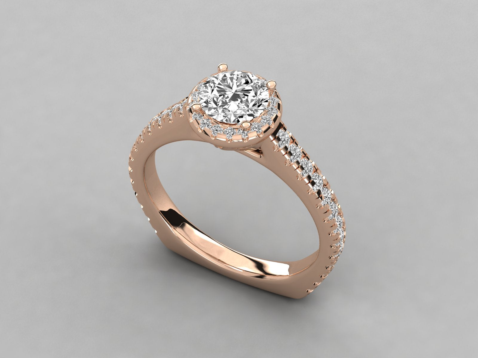 14K GOLD SOLITAIRE  DIAMOND LADIES BRILLIANT RING.