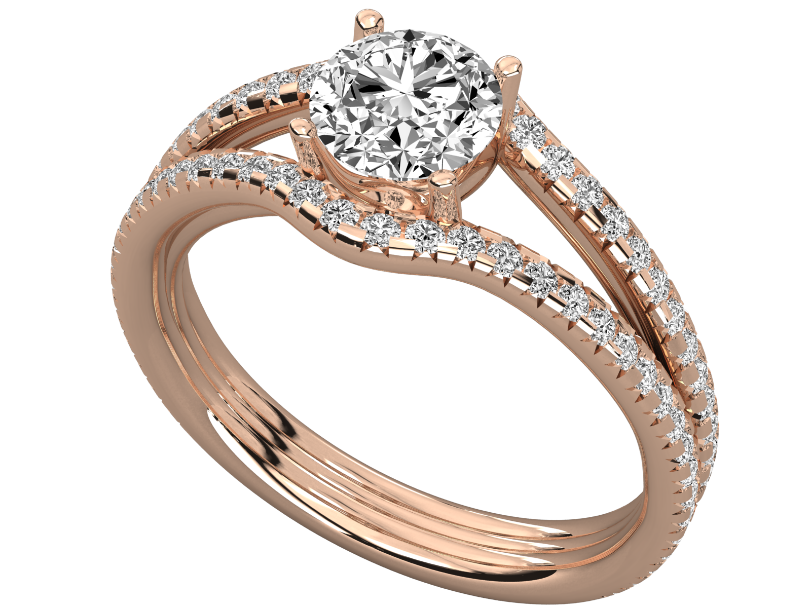 10K GOLD SOLITAIRE  LAB GROWN DIAMOND LADIES  RING.