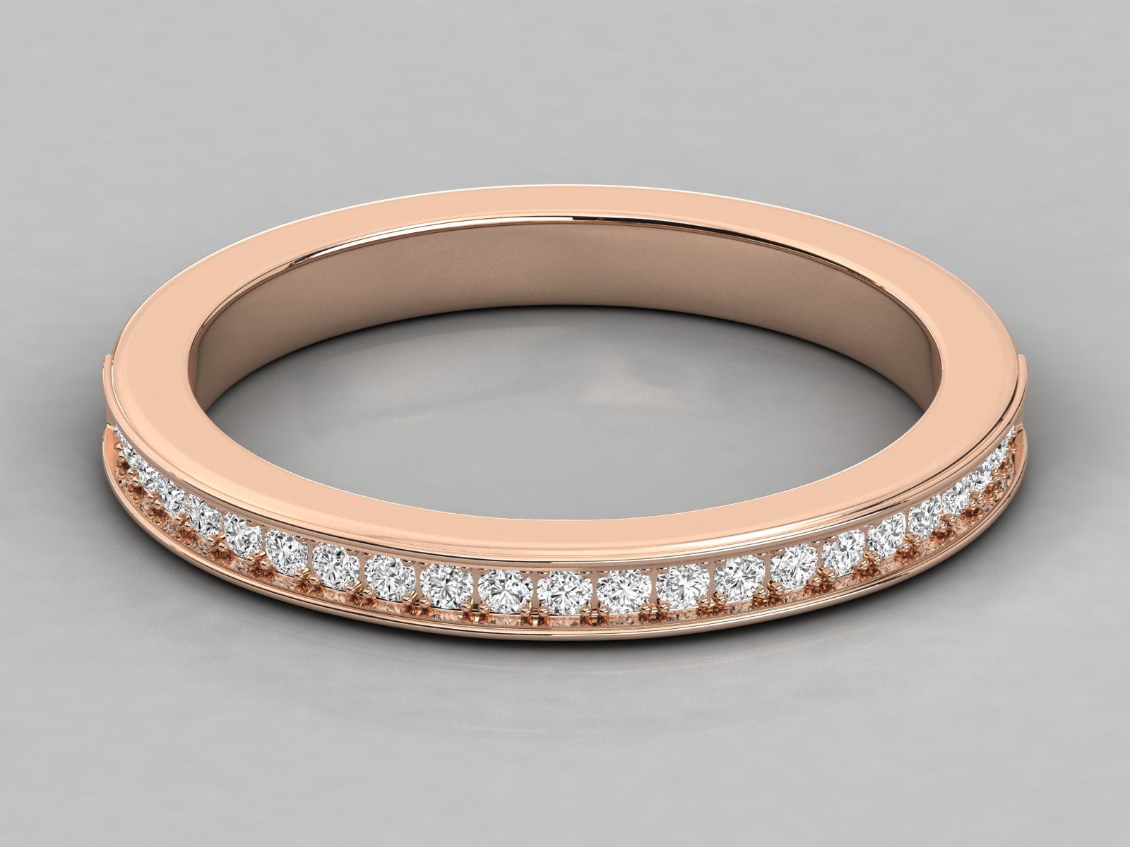 10K  LAB GROWN DIAMOND LADIES  RING.