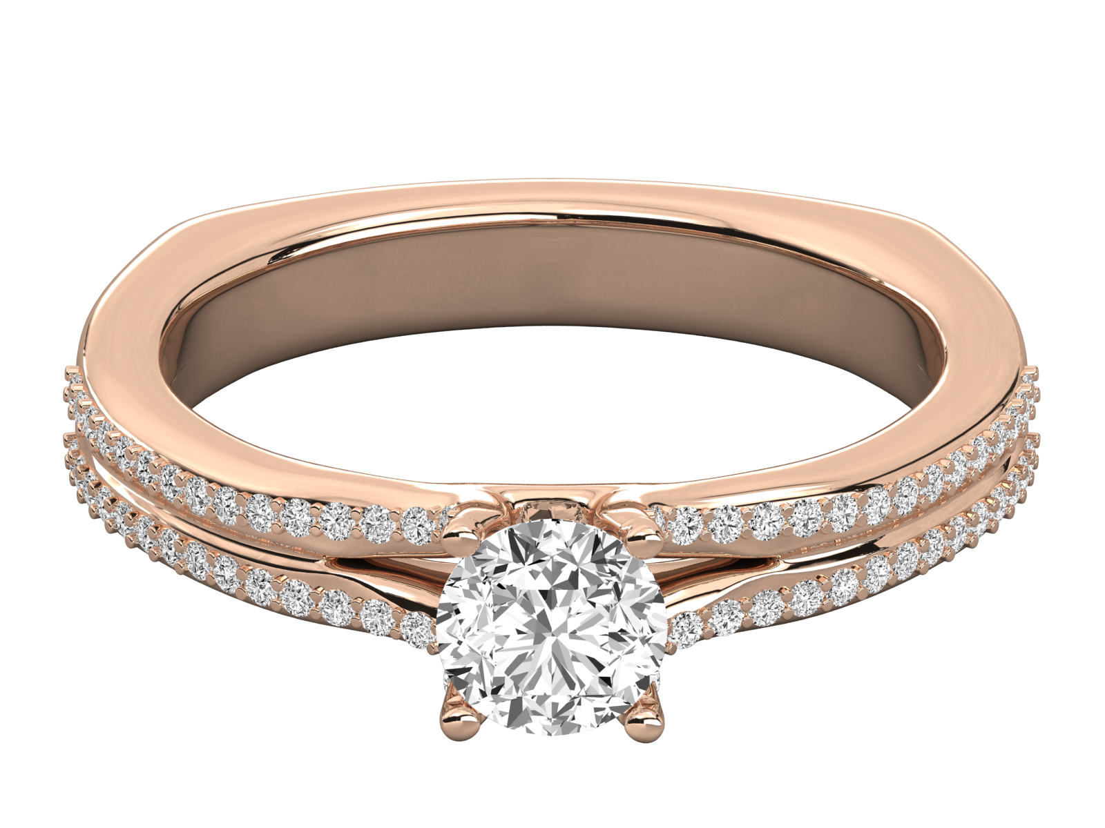10K GOLD SOLITAIRE  BRILLIANT RING.