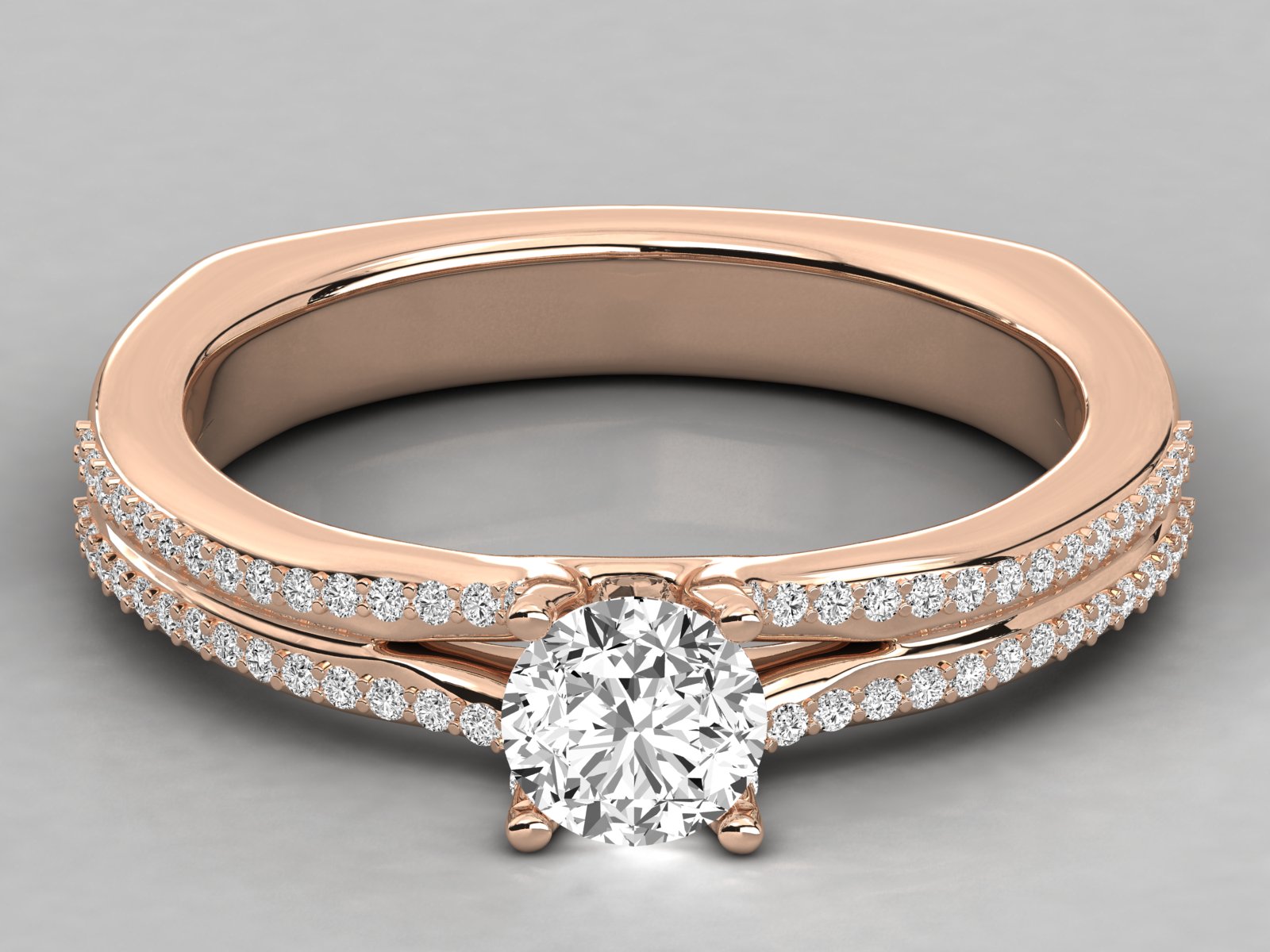 10K GOLD SOLITAIRE  BRILLIANT RING.