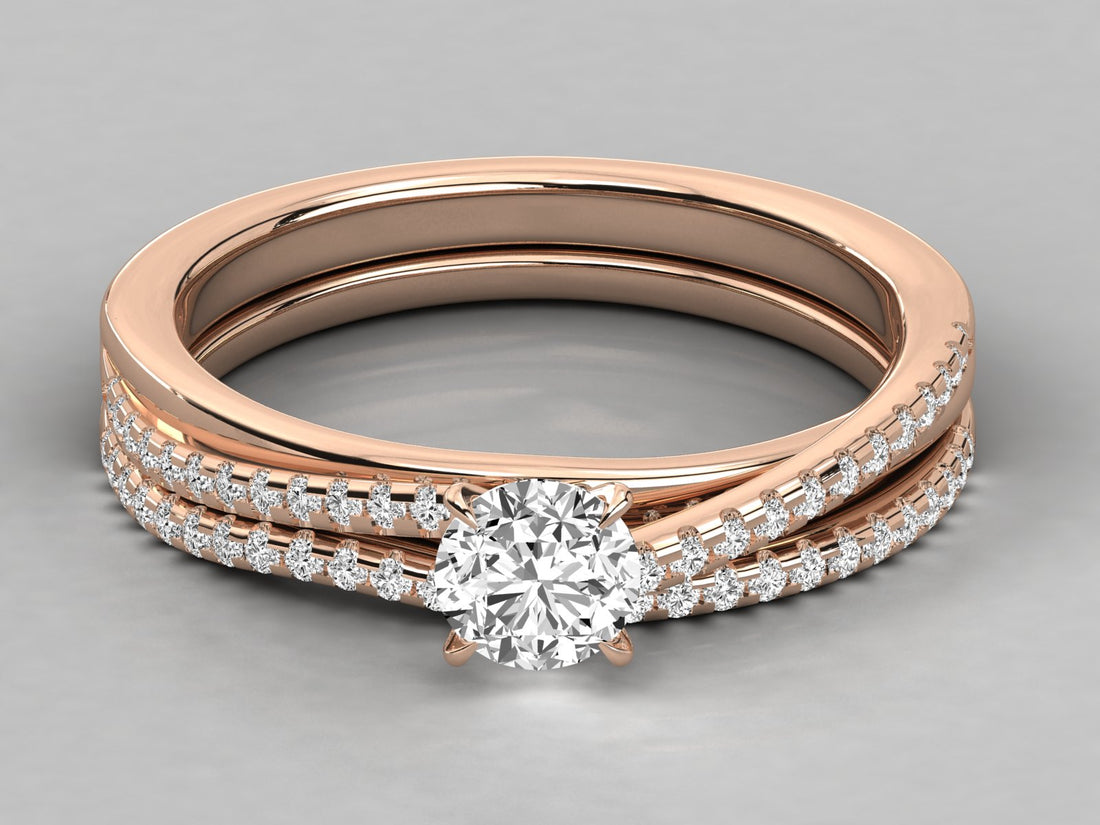 10K GOLD SOLITAIRE  LAB GROWN DIAMOND LADIES  RING.