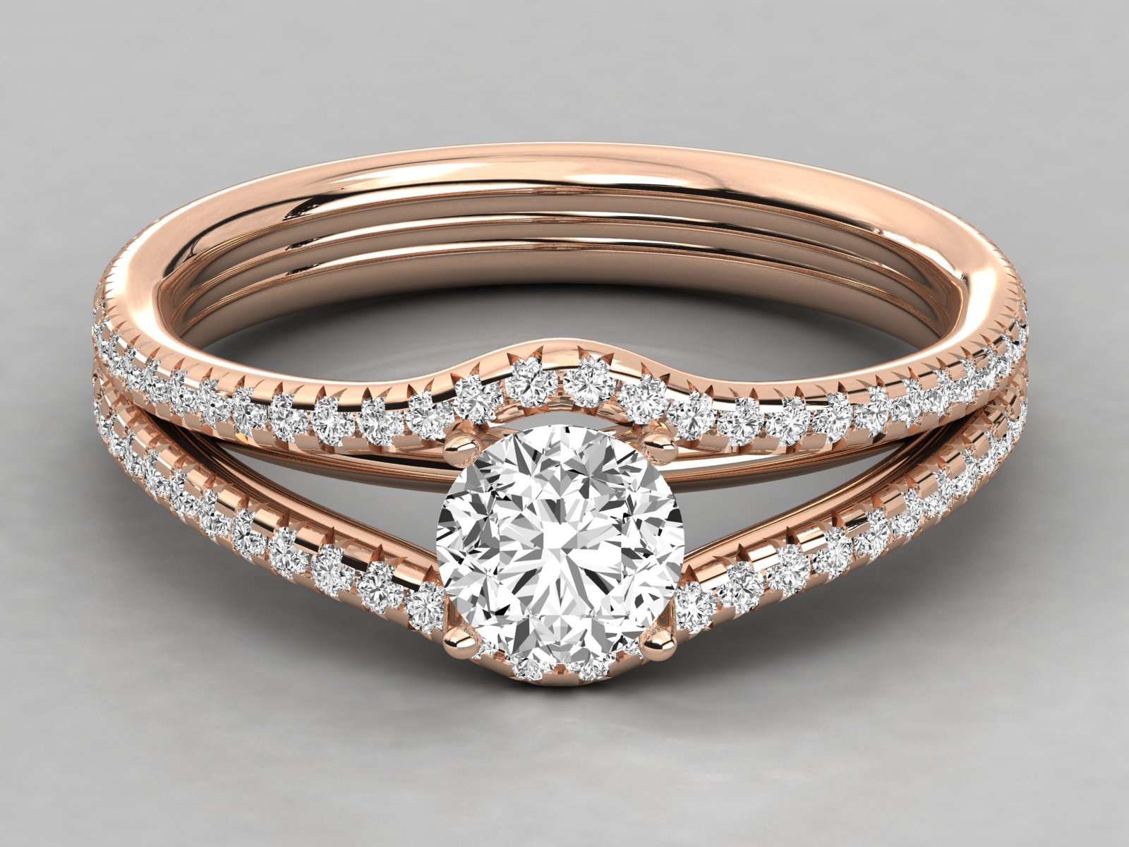 10K GOLD SOLITAIRE  LAB GROWN DIAMOND LADIES  RING.