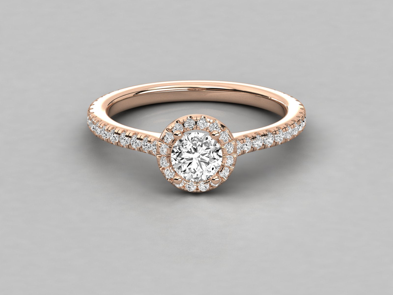 10K GOLD SOLITAIRE DIAMOND  BRILLIANT RING.