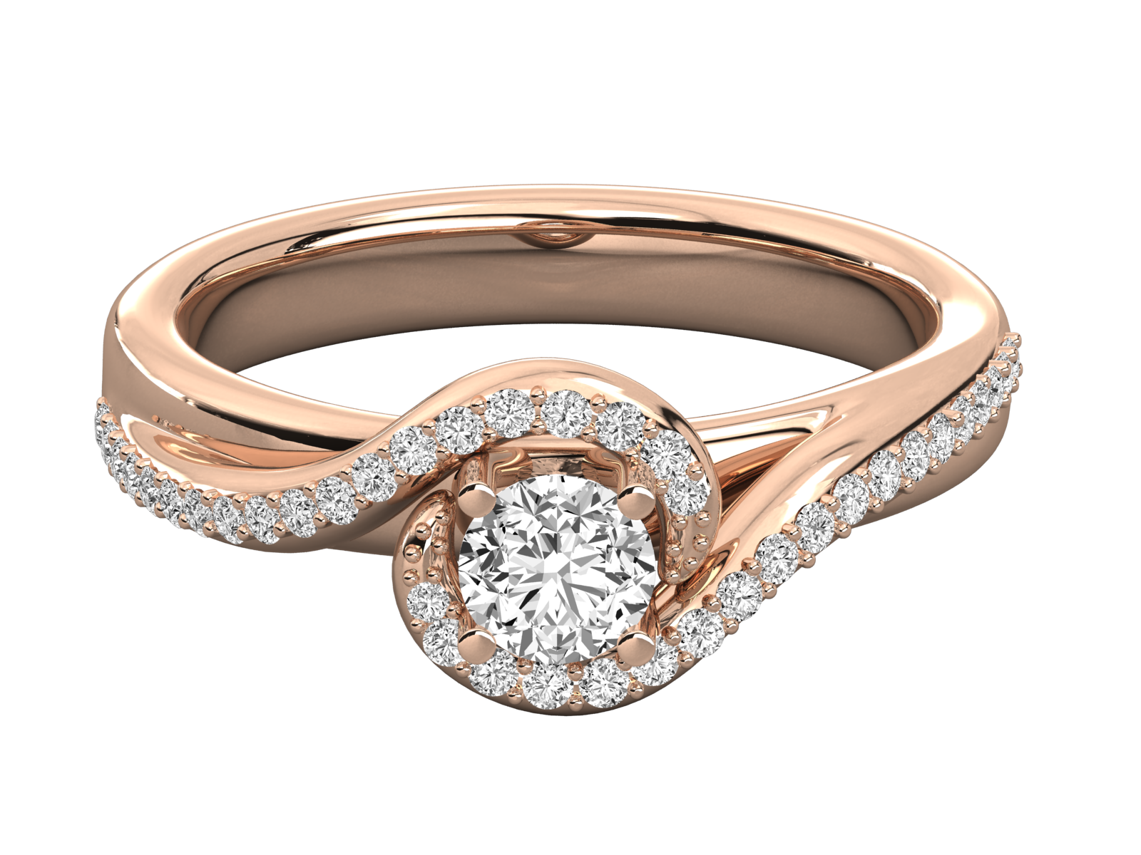 10K GOLD SOLITAIRE  LAB GROWN DIAMOND LADIES  RING.