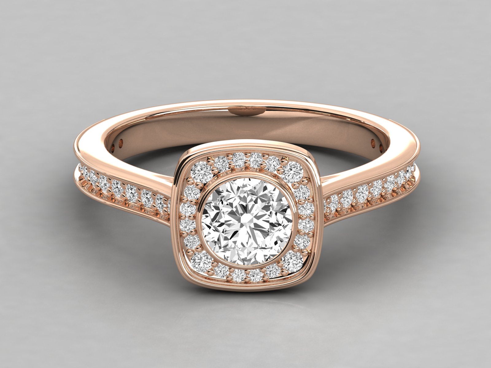 10K GOLD SOLITAIRE  DIAMOND LADIES  RING.
