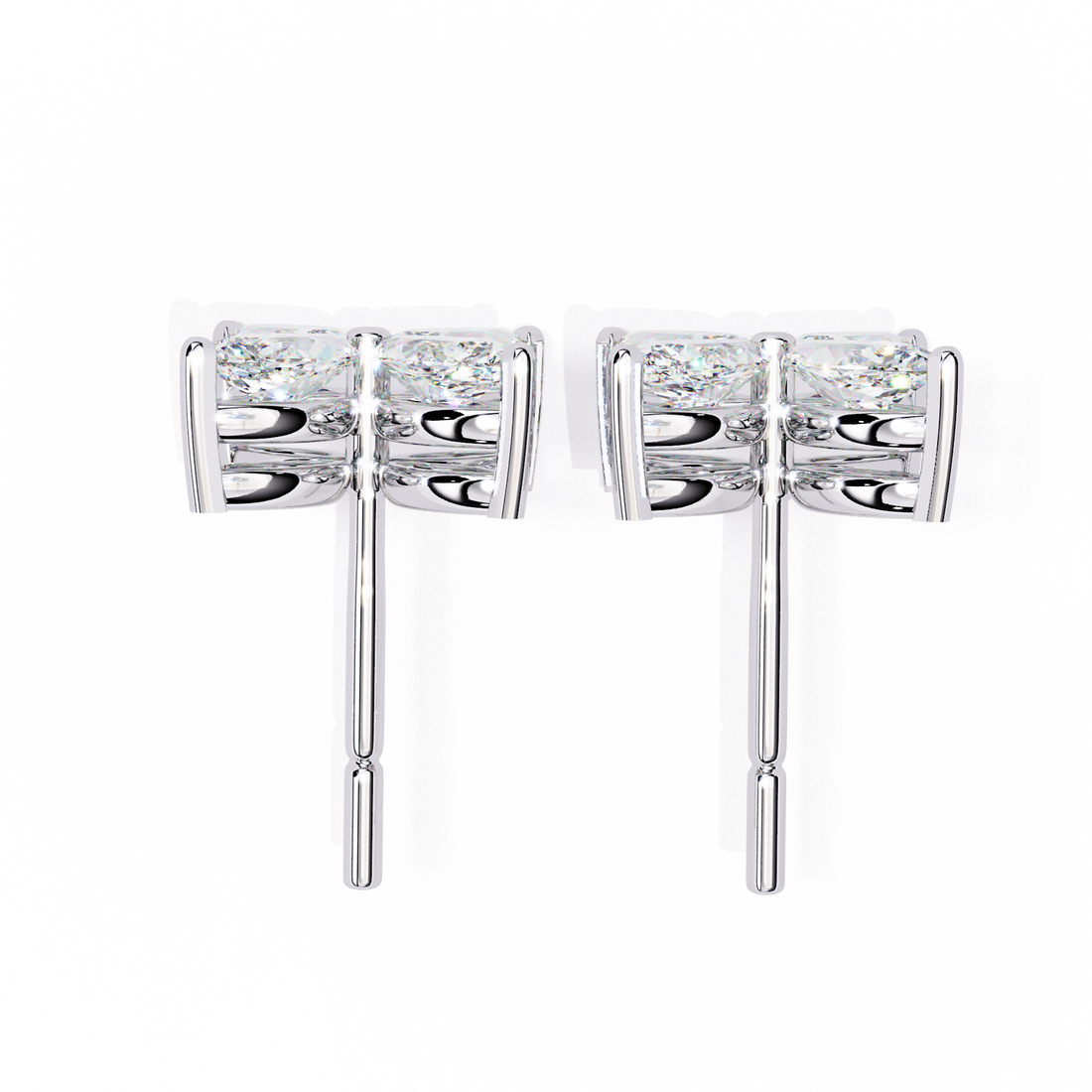 Unique 18K GOLD EARRING WITH LAB-GROWN DIAMOND.