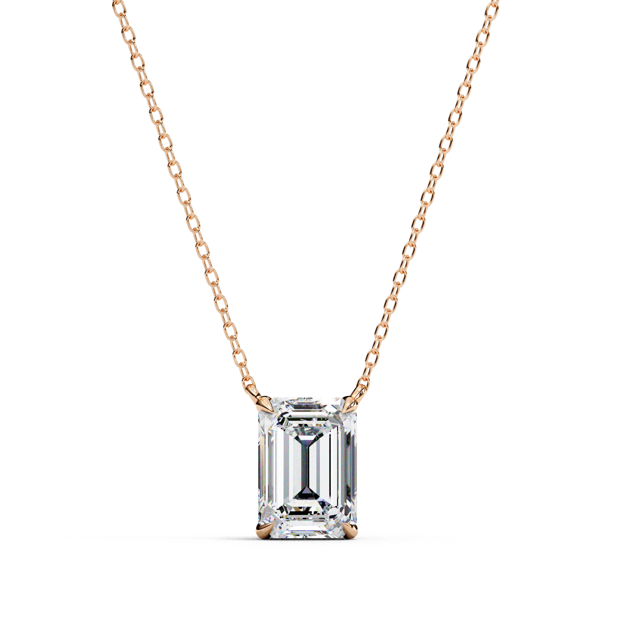 Women Pendant Fabulous Lab Grown Diamond  18k Gold