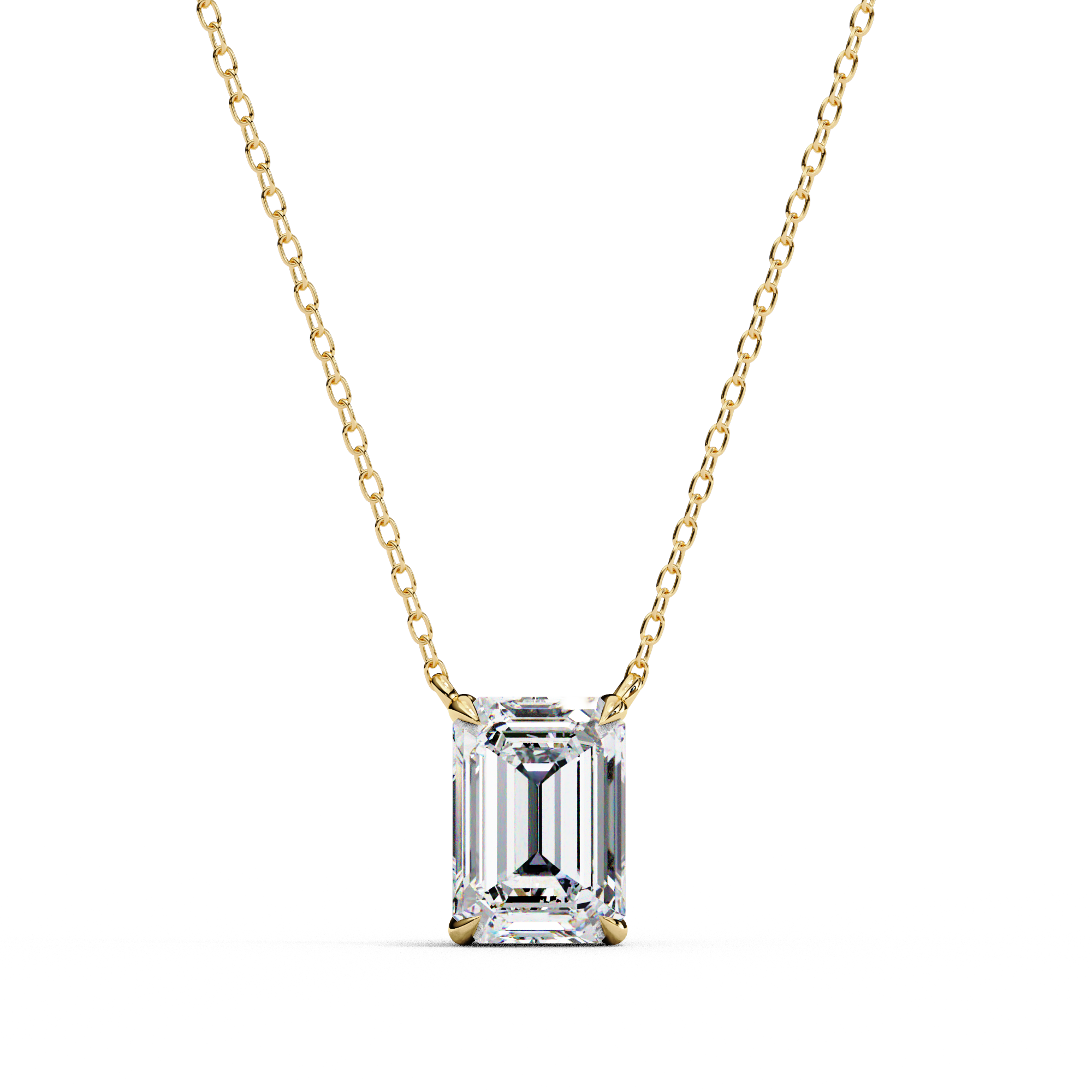 Women Pendant Fabulous Lab Grown Diamond  18k Gold