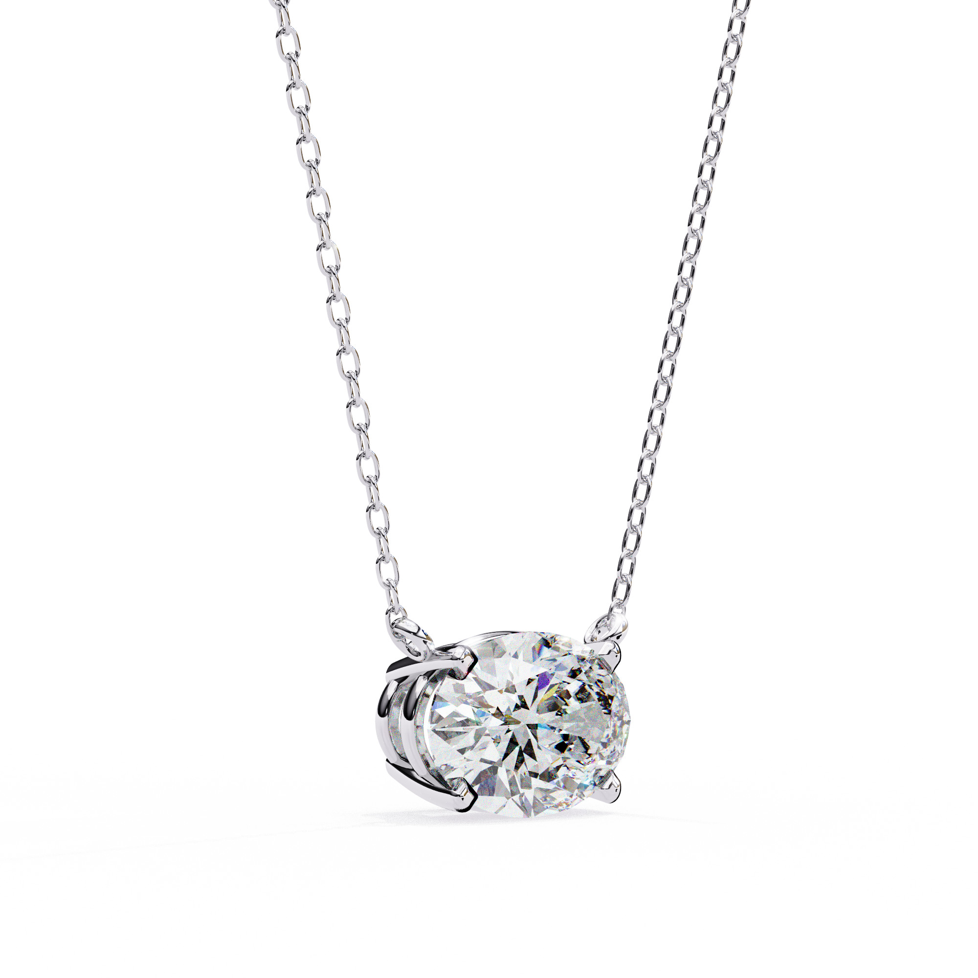 Pendant With Fabulous Lab Grown Diamond 18k Gold For Women