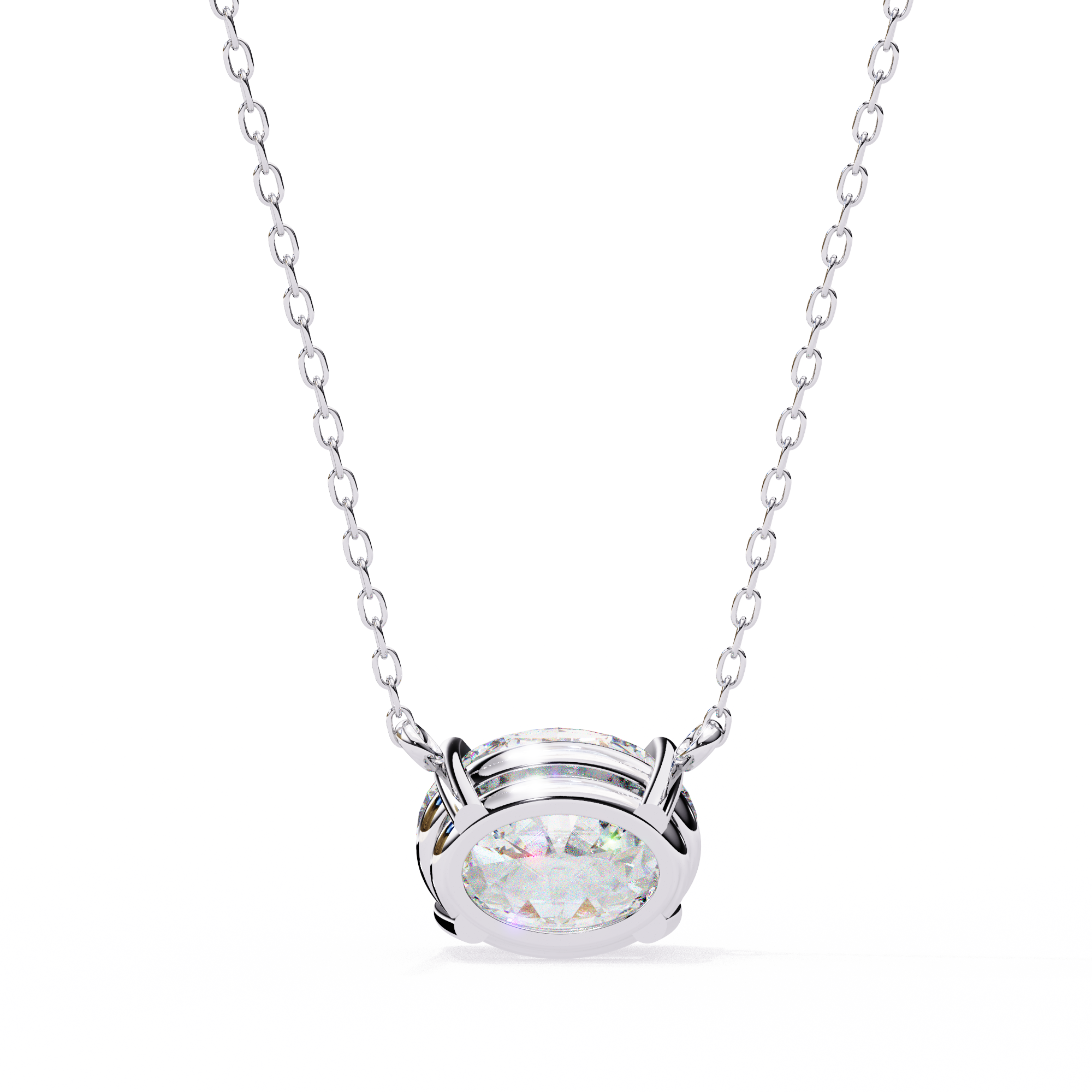 Pendant With Fabulous Lab Grown Diamond 18k Gold For Women