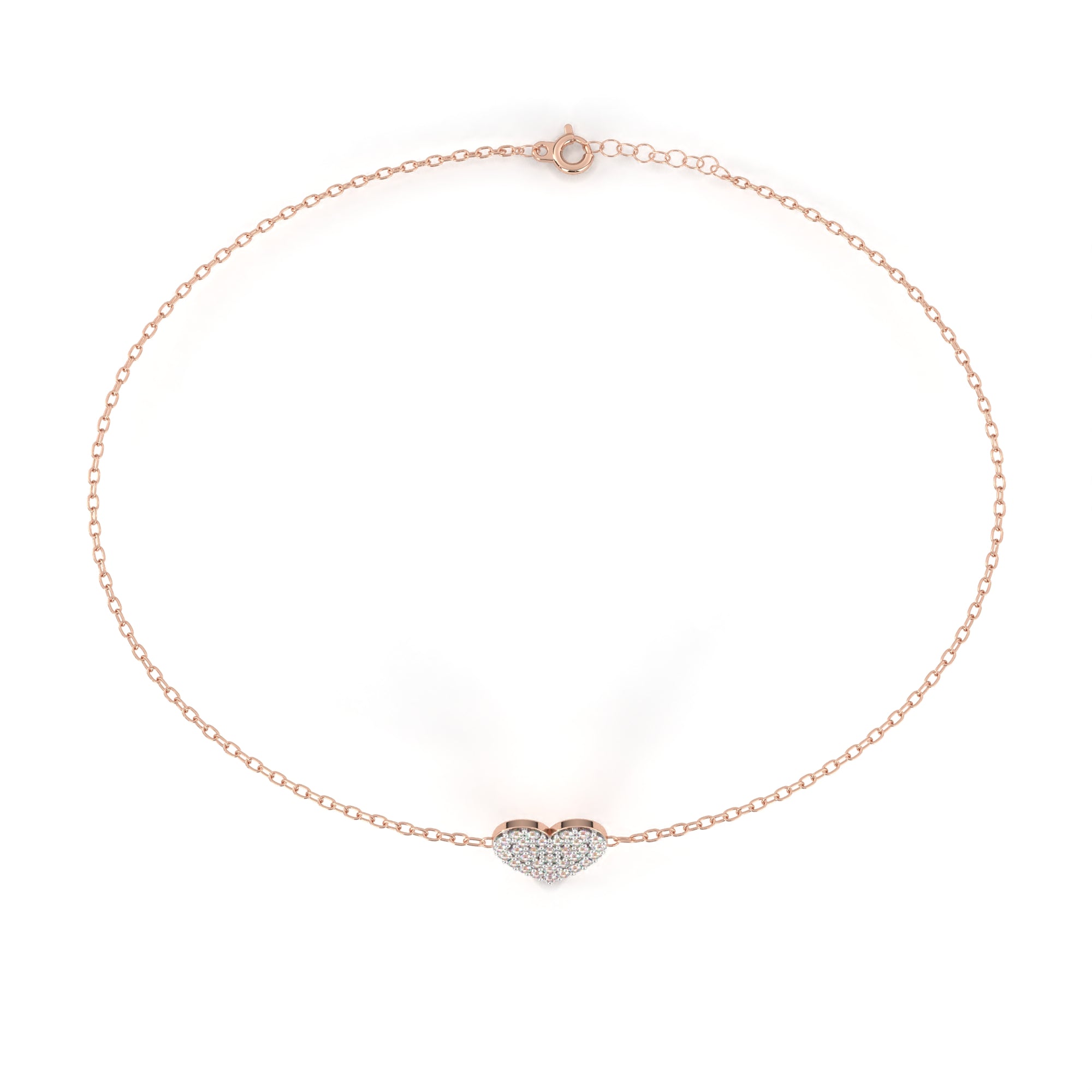 Beautiful Bracelet With 18k Gold  Lab Grown Diamond.