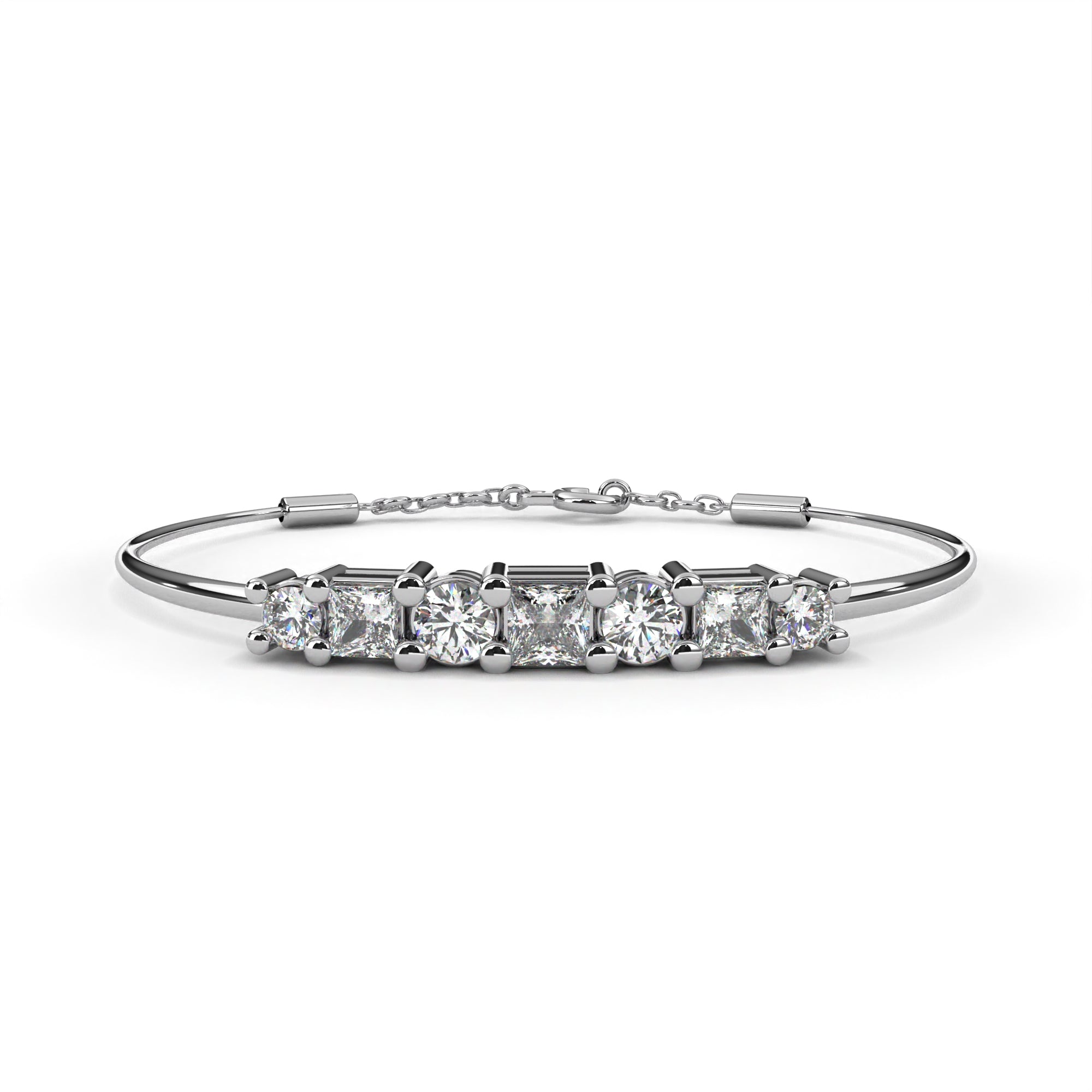 Fabulous  Bracelet With 18k Gold  Lab Grown Diamond.